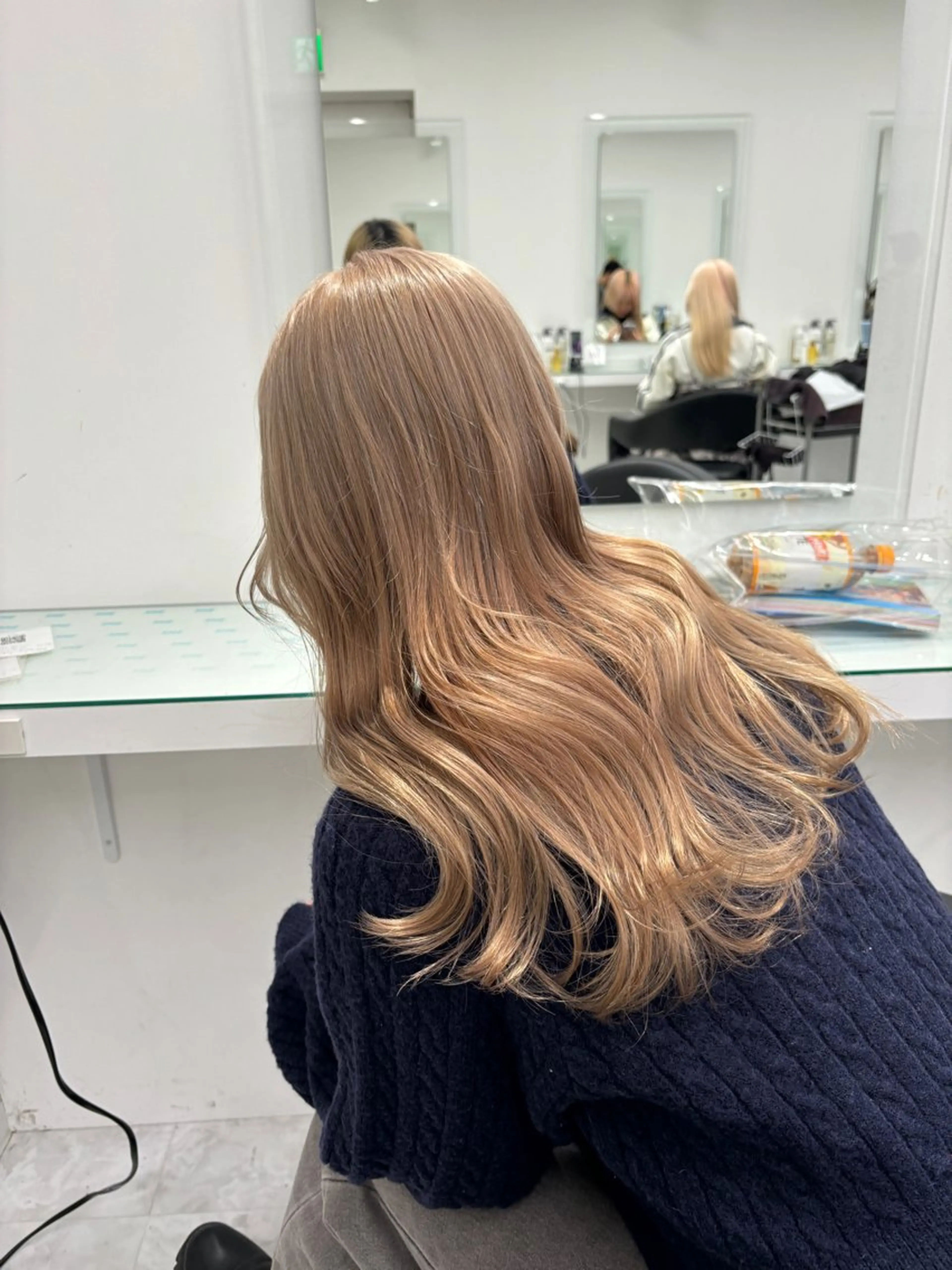 ロング カラー 💖ミルクティー💖 あかり💖のヘアスタイル