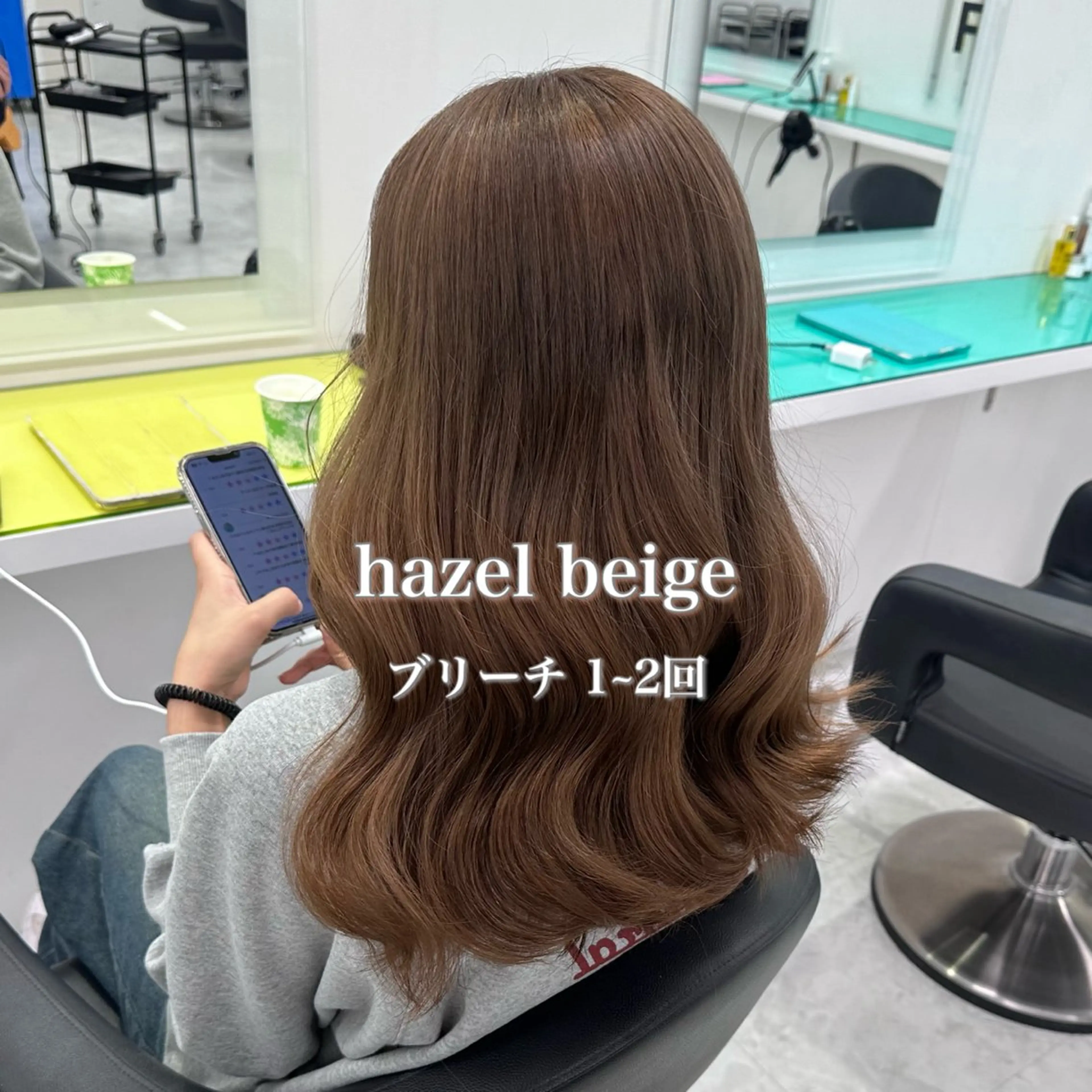 セミロング カラー ♡ダブルカラー特化♡ miyuのヘアスタイル