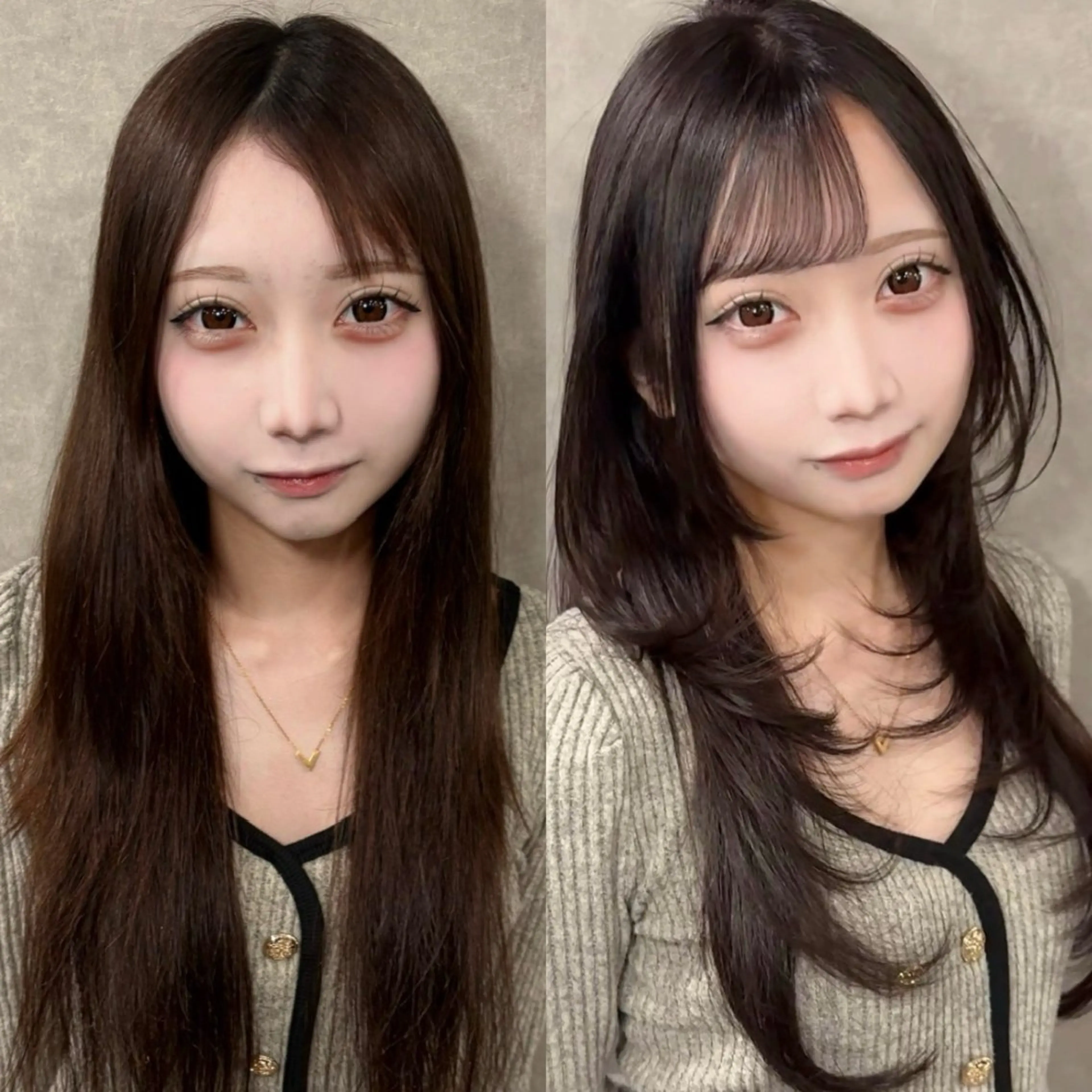 ロング くびれヘア 顔周りカット ハイレイヤー 韓国風ヘア レイヤーカット カット トリートメント Nao/ 大宮/レイヤーカットのヘアスタイル