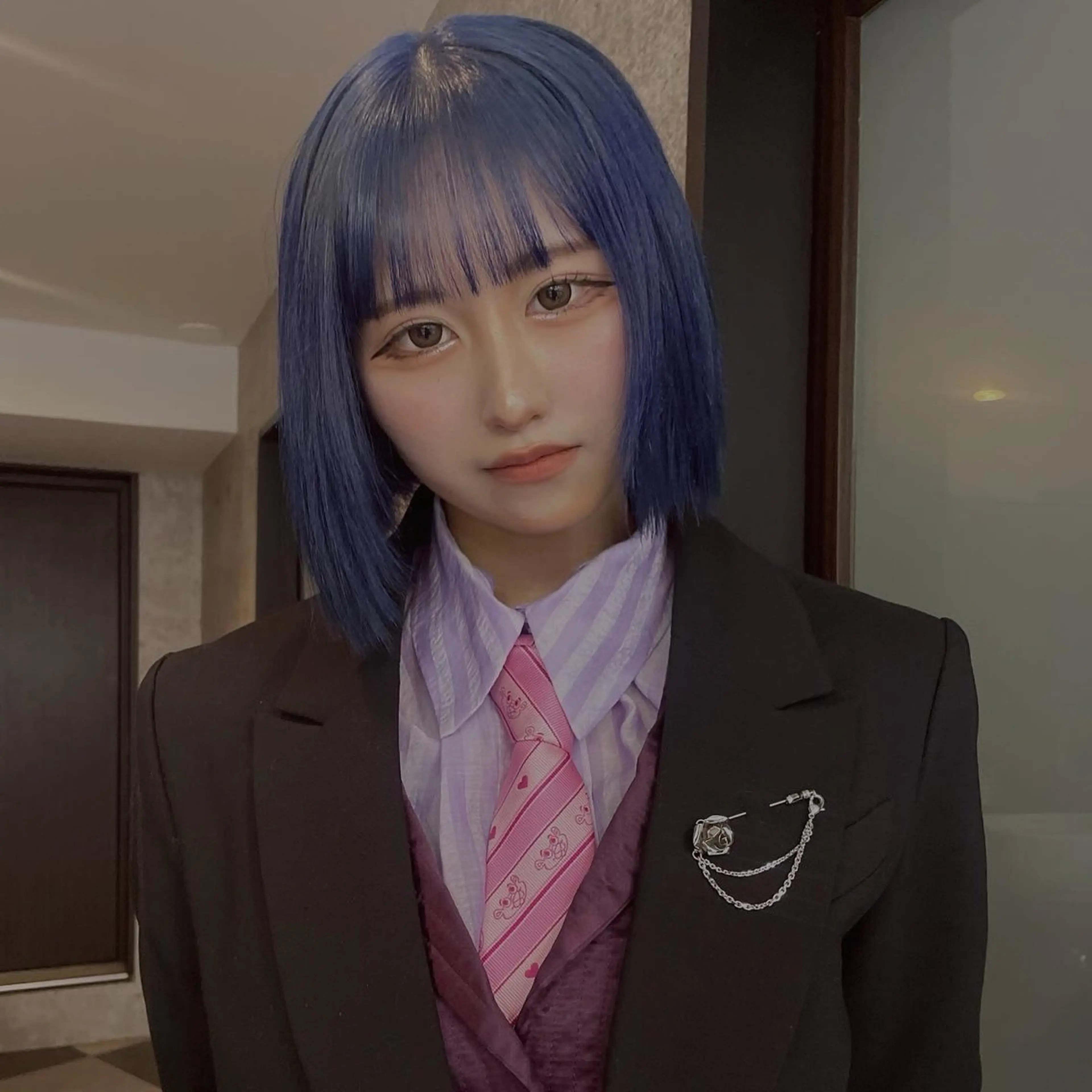 カラー GEM YURI ハイトーンカラーのヘアスタイル