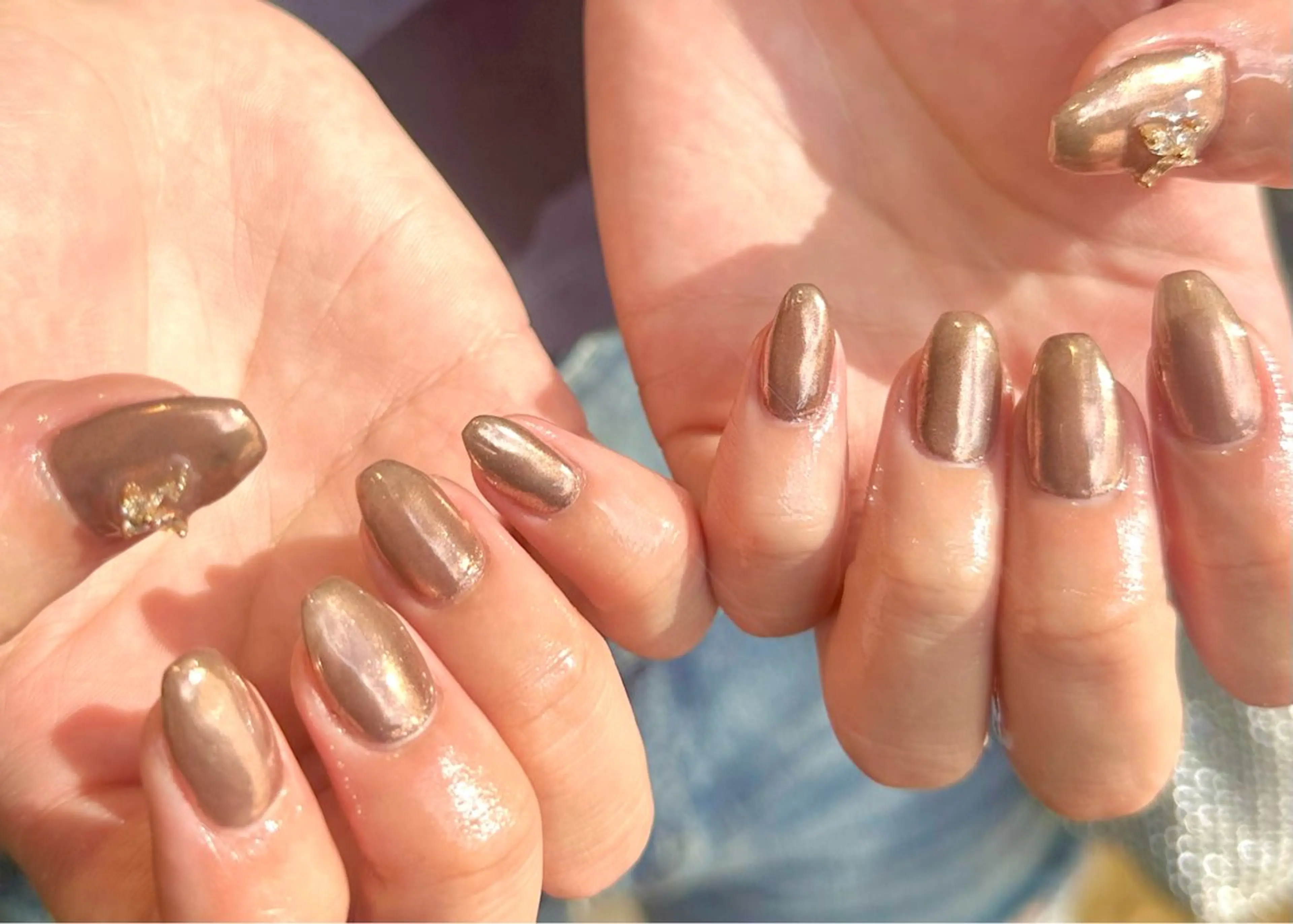 ネイル ブラウン ハンドネイル kano🫧 指名No.1💫のネイルデザイン