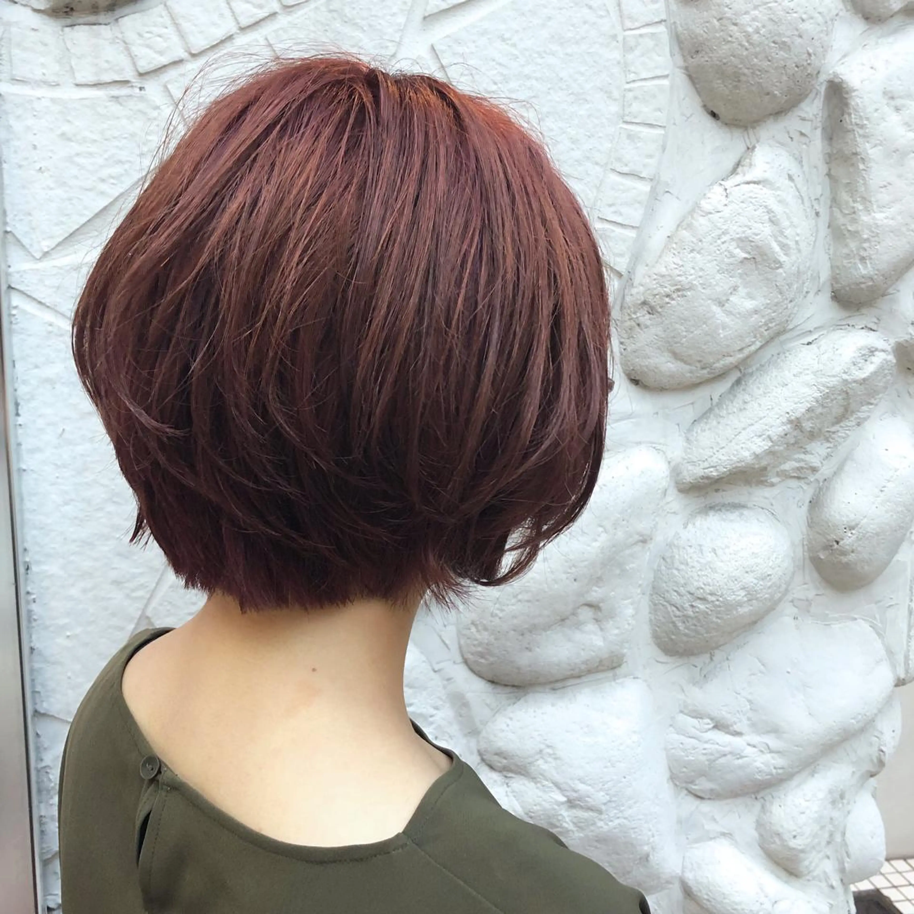 ショート カラー 髪質改善/艶髪 やまなかのヘアスタイル