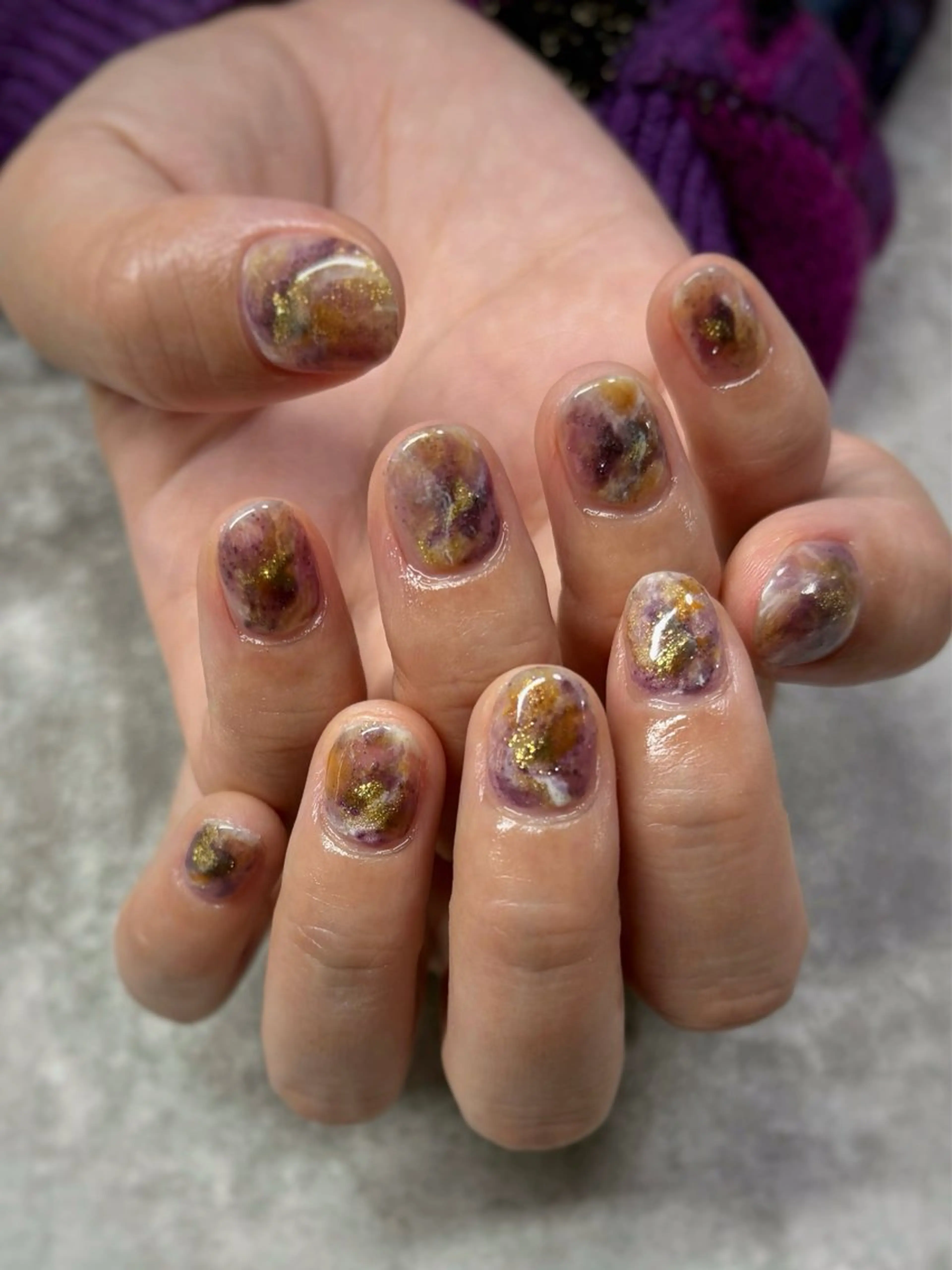 ネイル ニュアンスネイル ハンドネイル FIORITURA Maikoのネイルデザイン