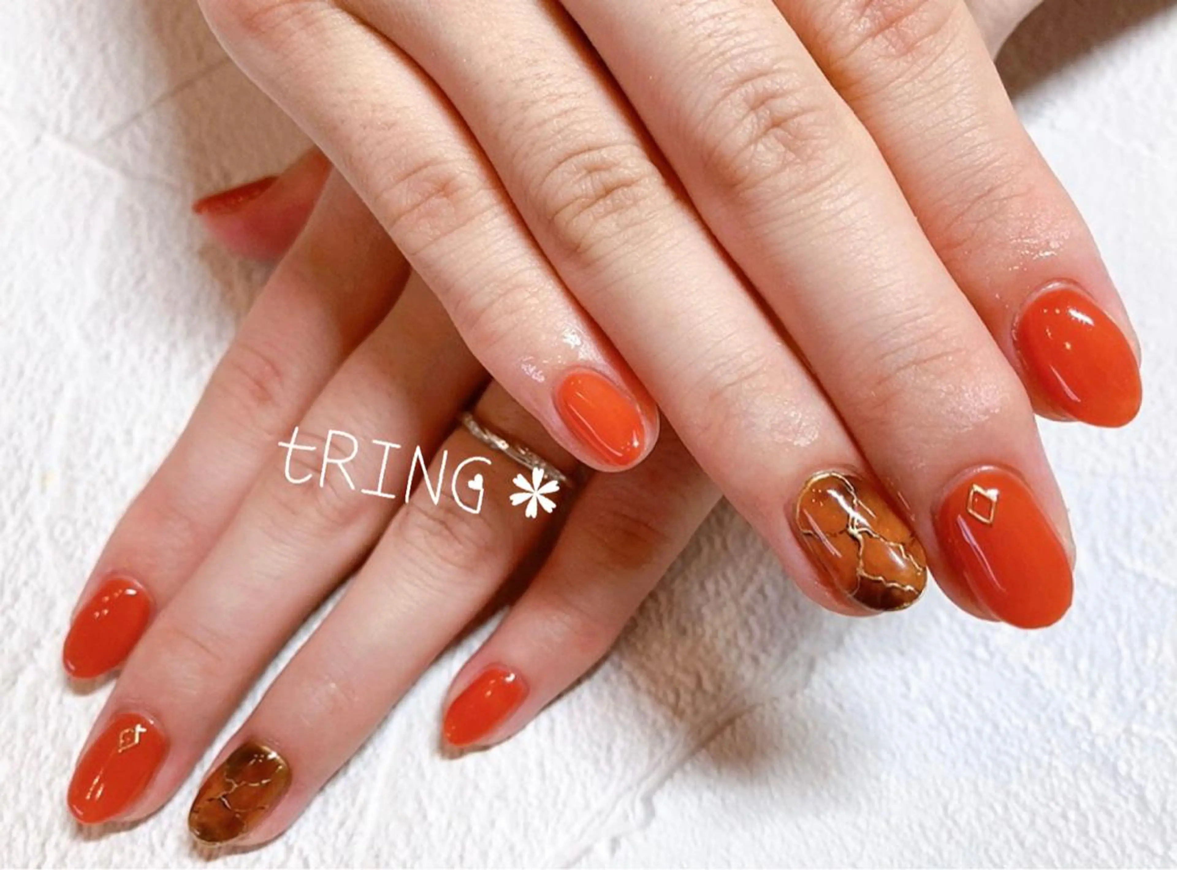 ネイル ハンドネイル tRING* しいの木台のネイルデザイン