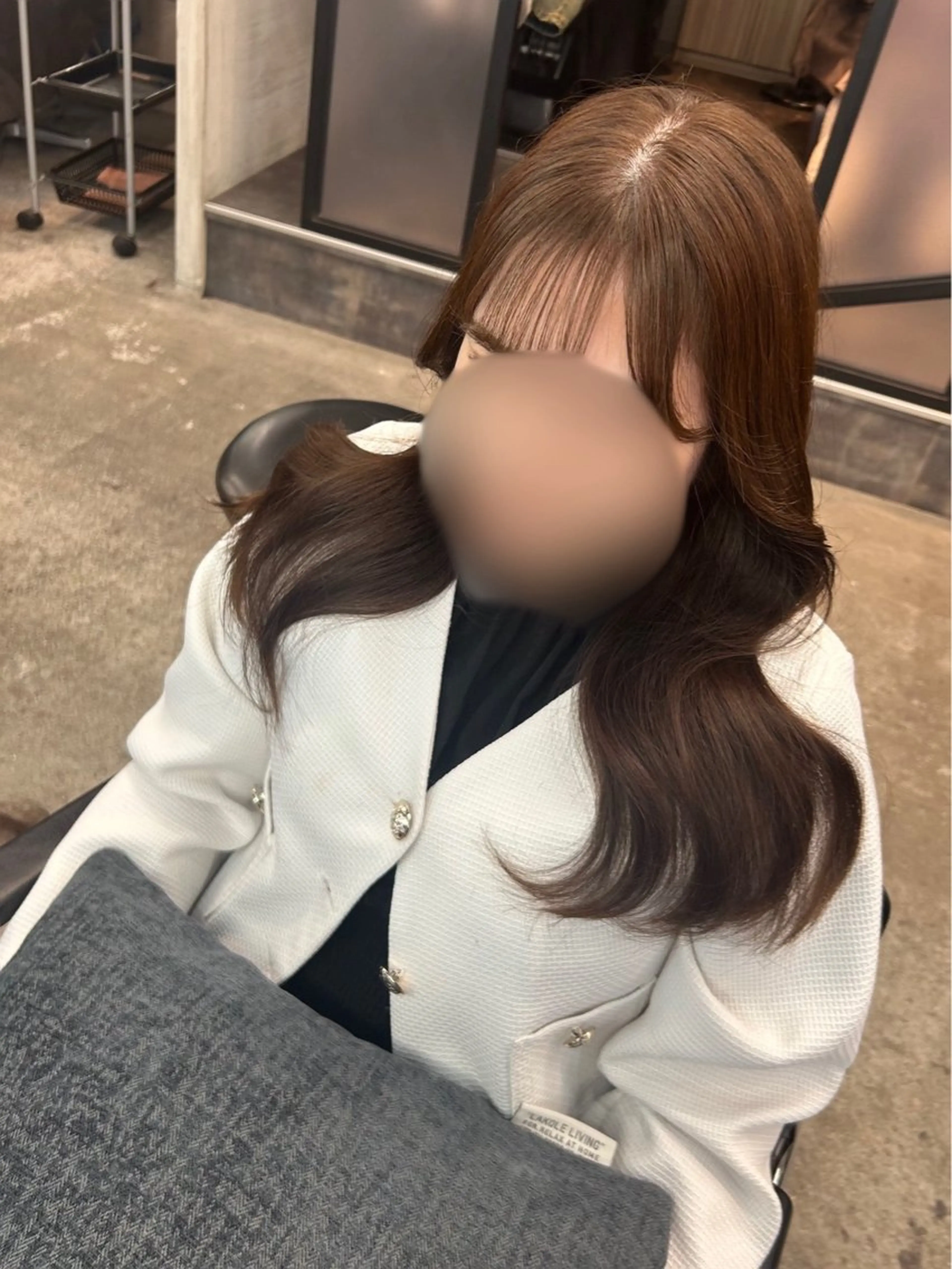 ロング カット ヘアカラー トリートメント 🫧髪質改善 韓国へア🌈Kotaのヘアスタイル