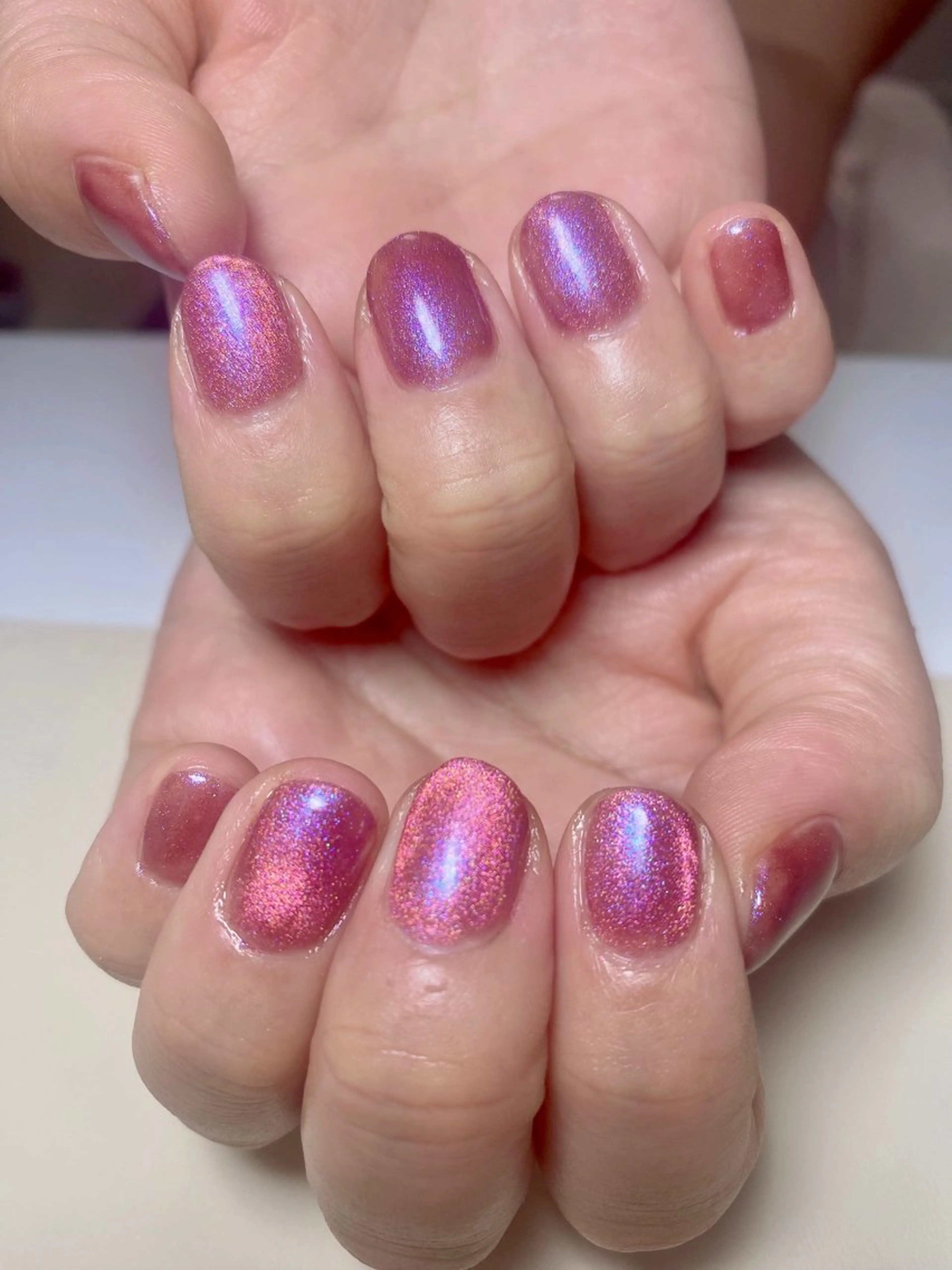 ネイル マグネットネイル ハンドネイル Nail Salon K 🧸美爪育成のネイルデザイン