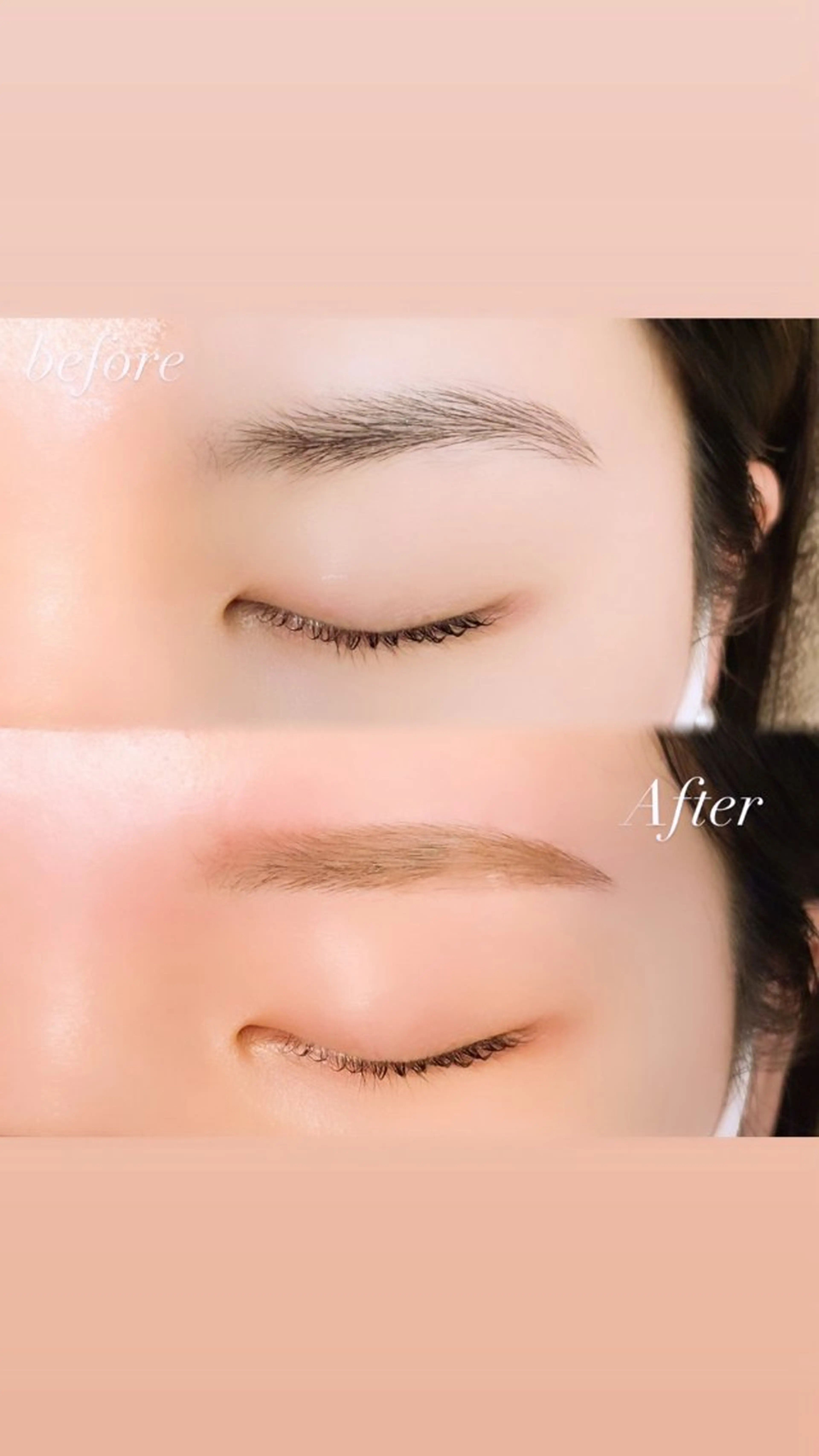 【アイブロウ】垢抜け眉に🎀メイク仕上げ付き👀の写真