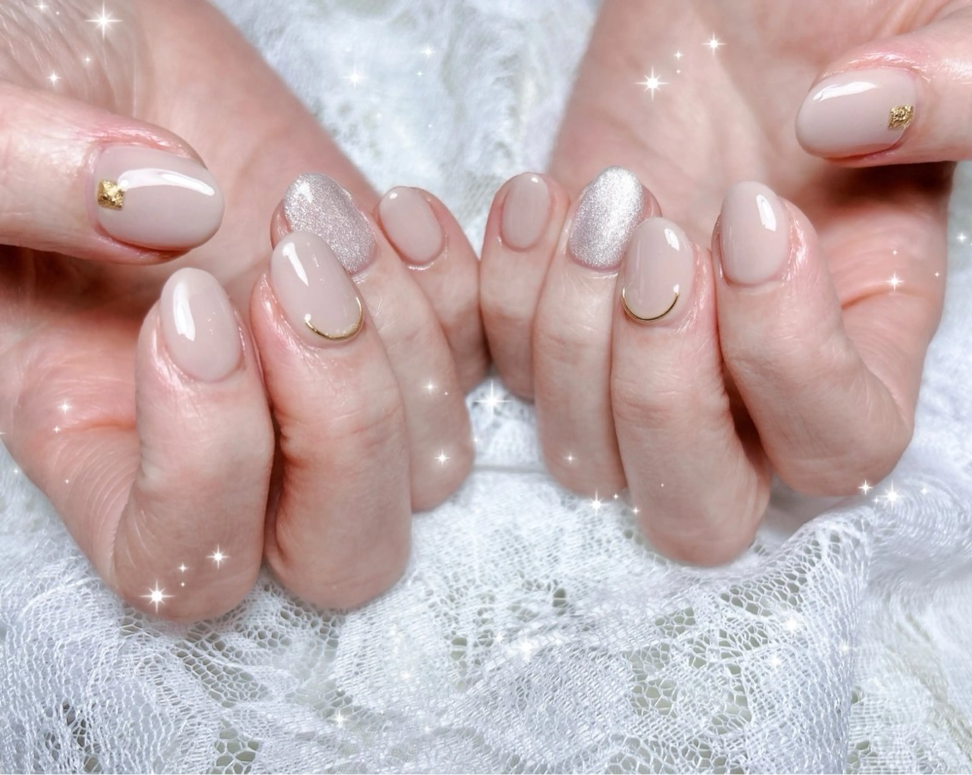 ネイル ハンドネイル FLARE NAIL フレアネイルのネイルデザイン