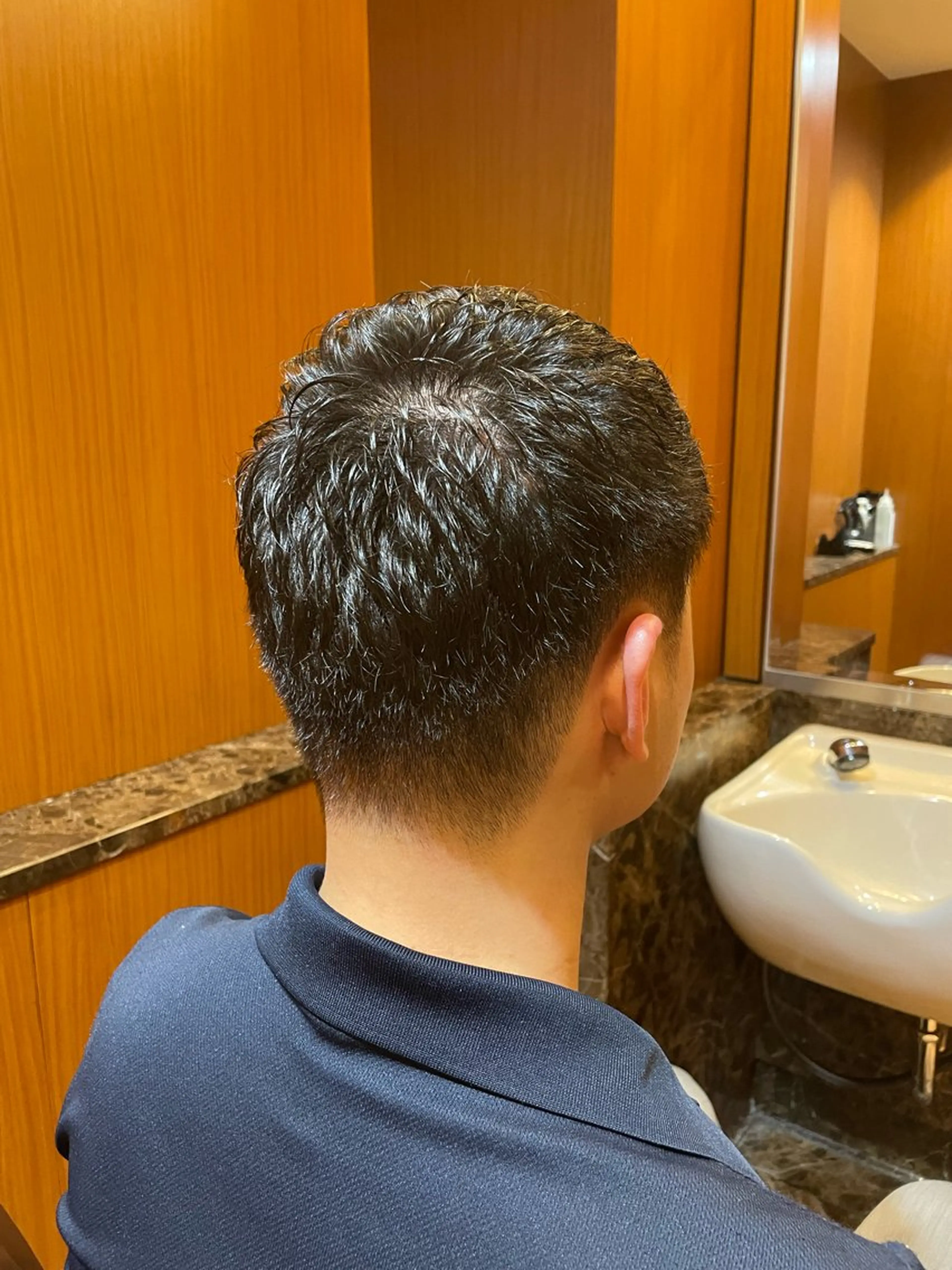 メンズ カット シマサキ シイナのヘアスタイル