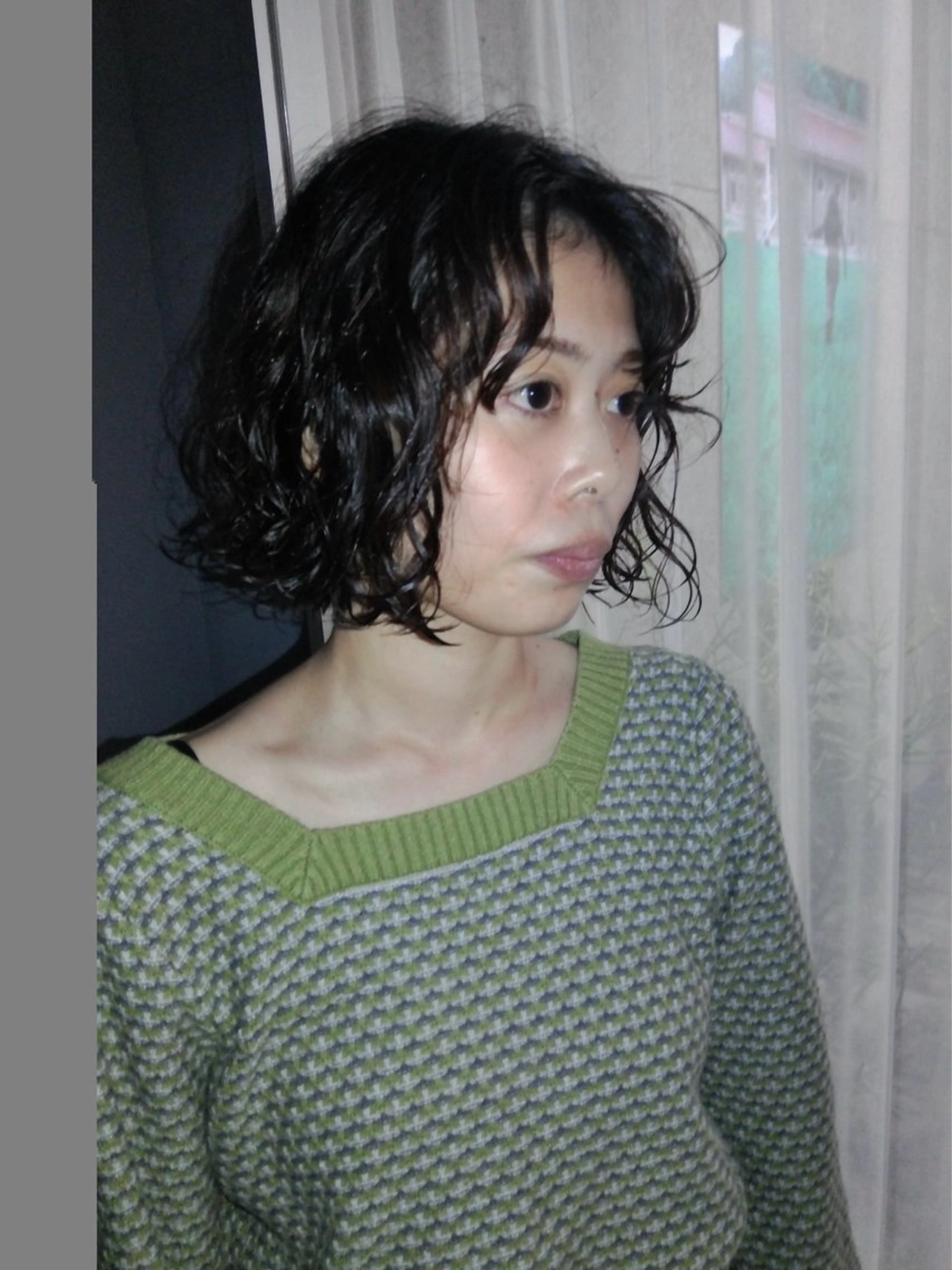 ショート パーマ カット パーマ eim AYUKAのヘアスタイル