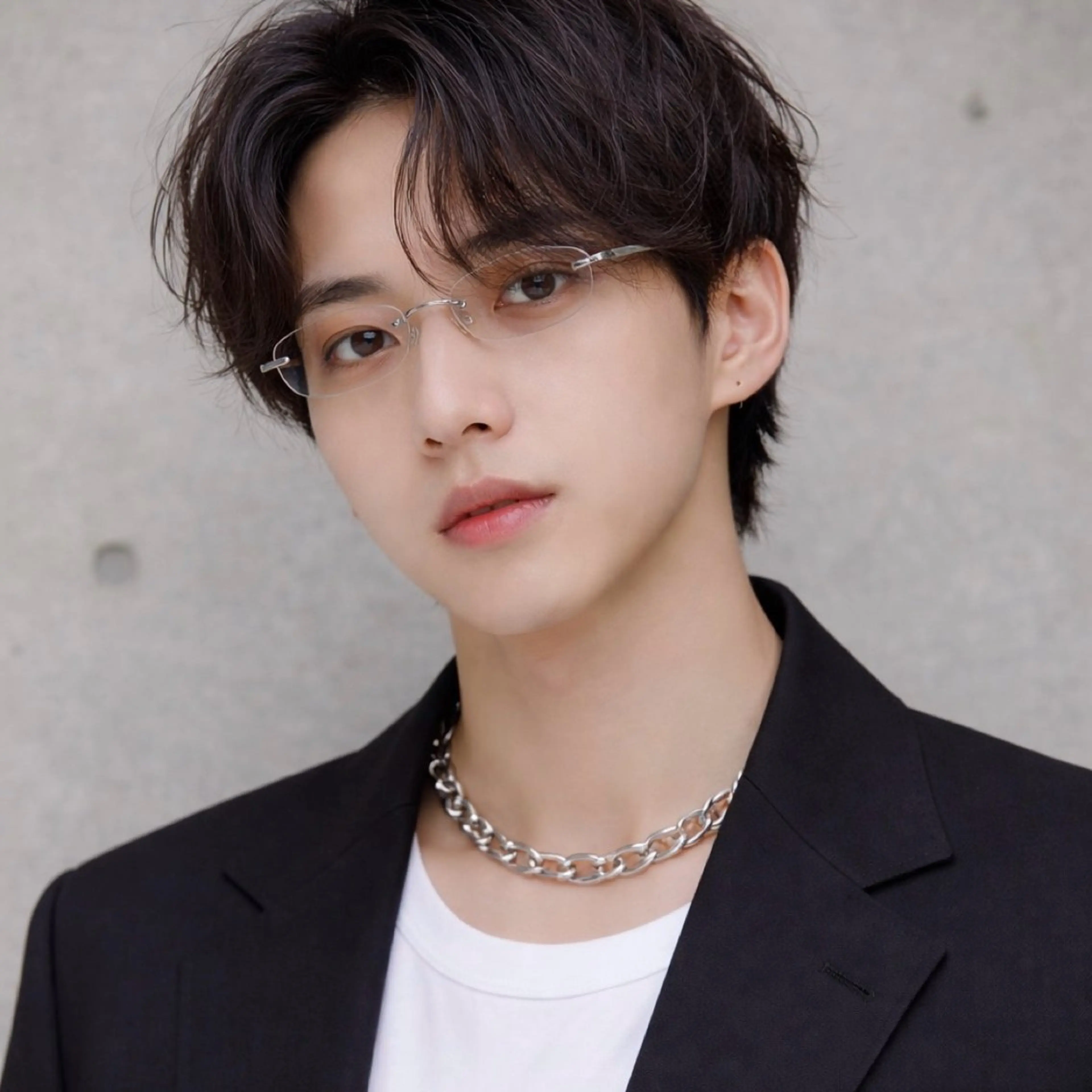 メンズ カット パーマ シャドウ/フェザー ニュアンスヘアメンズのヘアスタイル