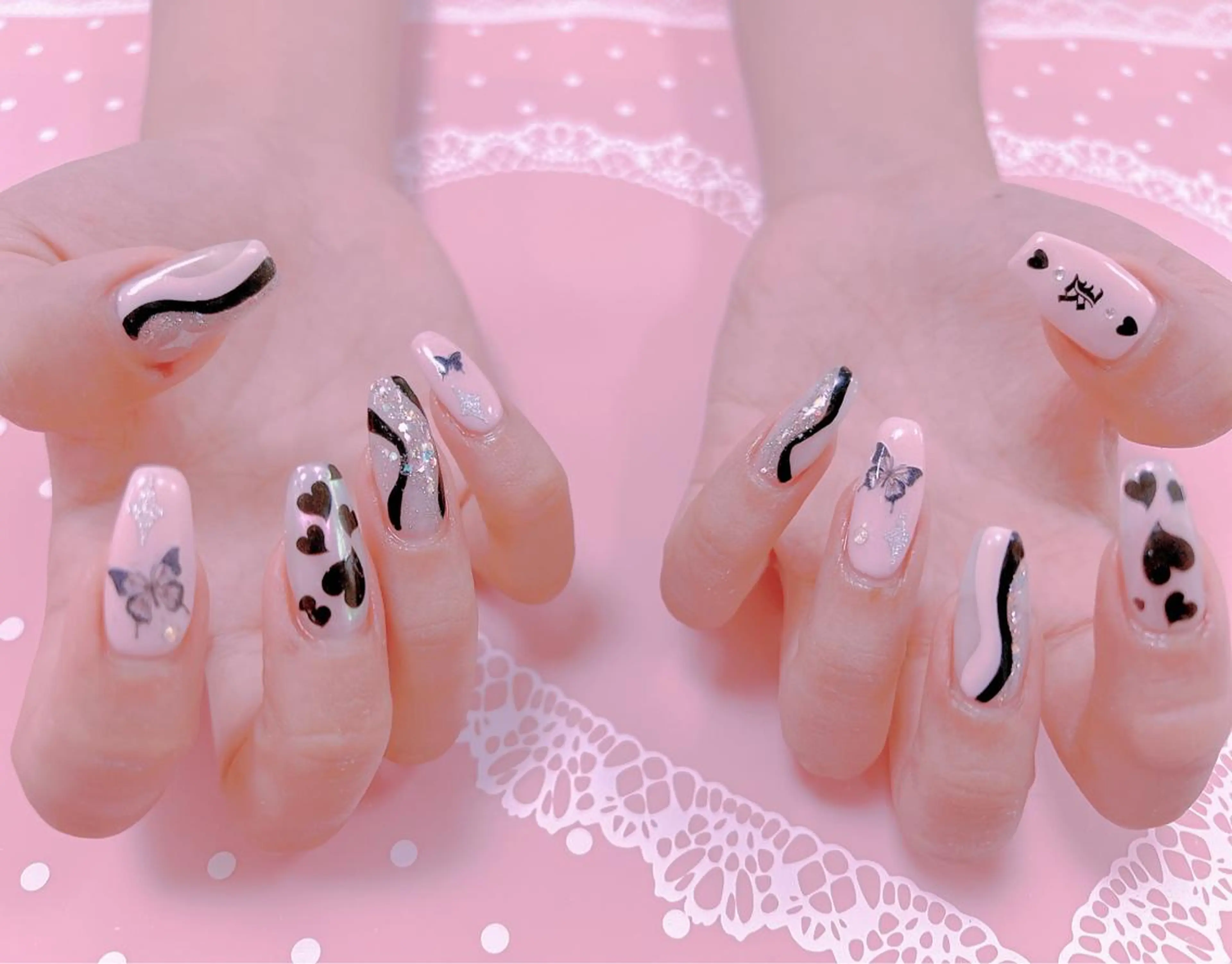 ネイル はぴねす所属・横浜 美夢のネイルデザイン