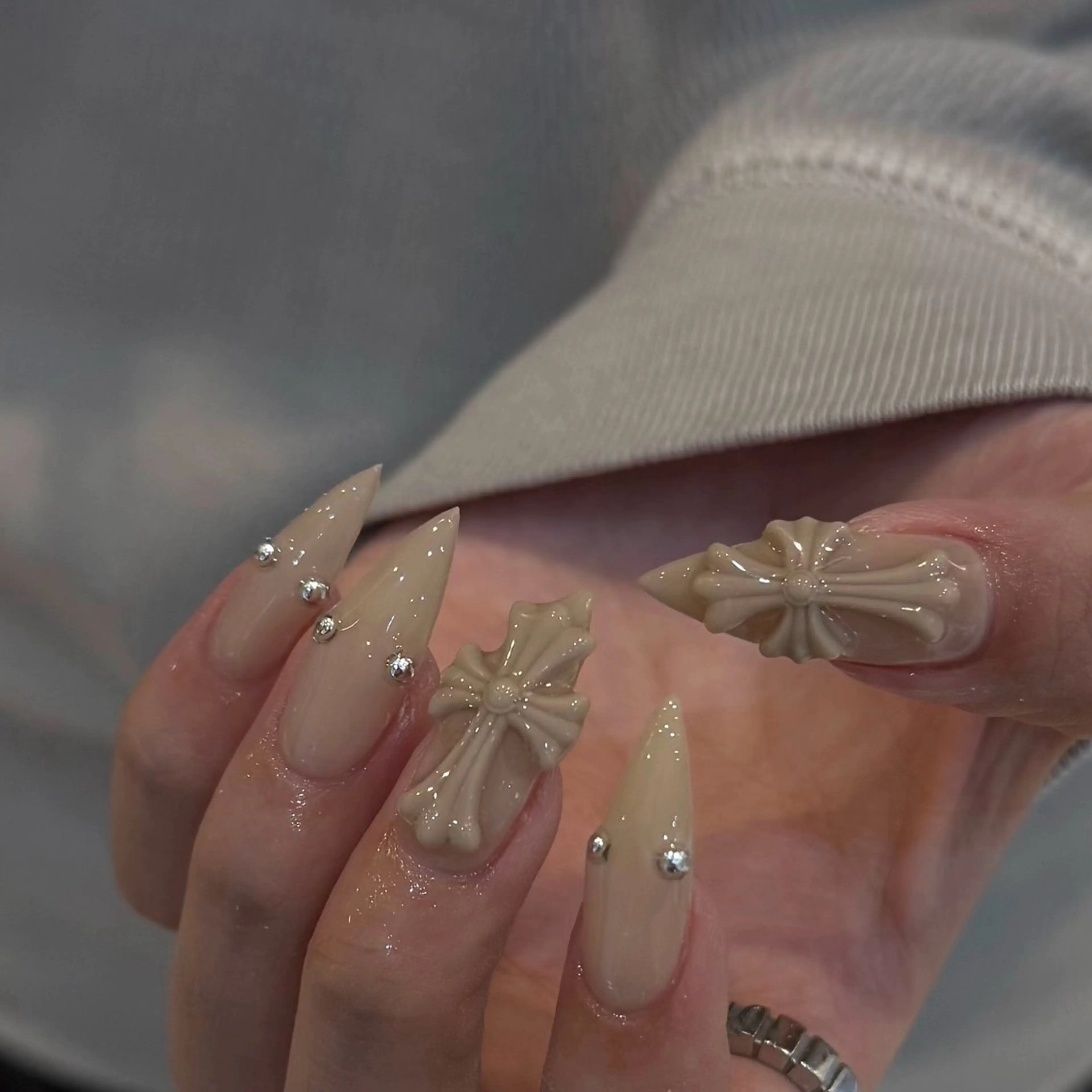 ネイル アートネイル 桜ネイル フラワーネイル ジェルネイル ガーリー ハンドネイル ハンドケア Kawaii Chiba nailのネイルデザイン