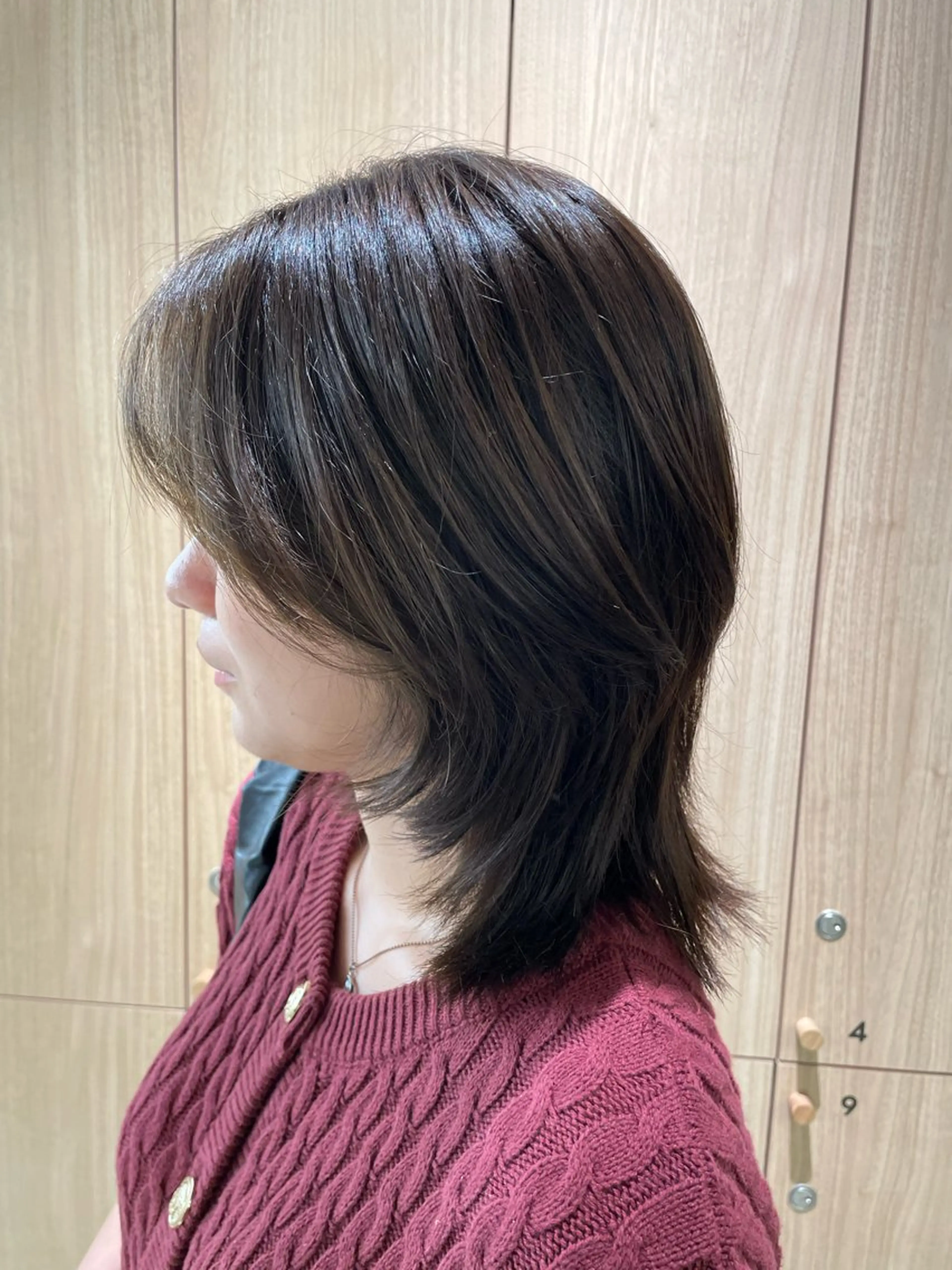 セミロング カラー カット ヘアカラー トリートメント 🎀レイヤー/パーマ カラー/ai🎀のヘアスタイル