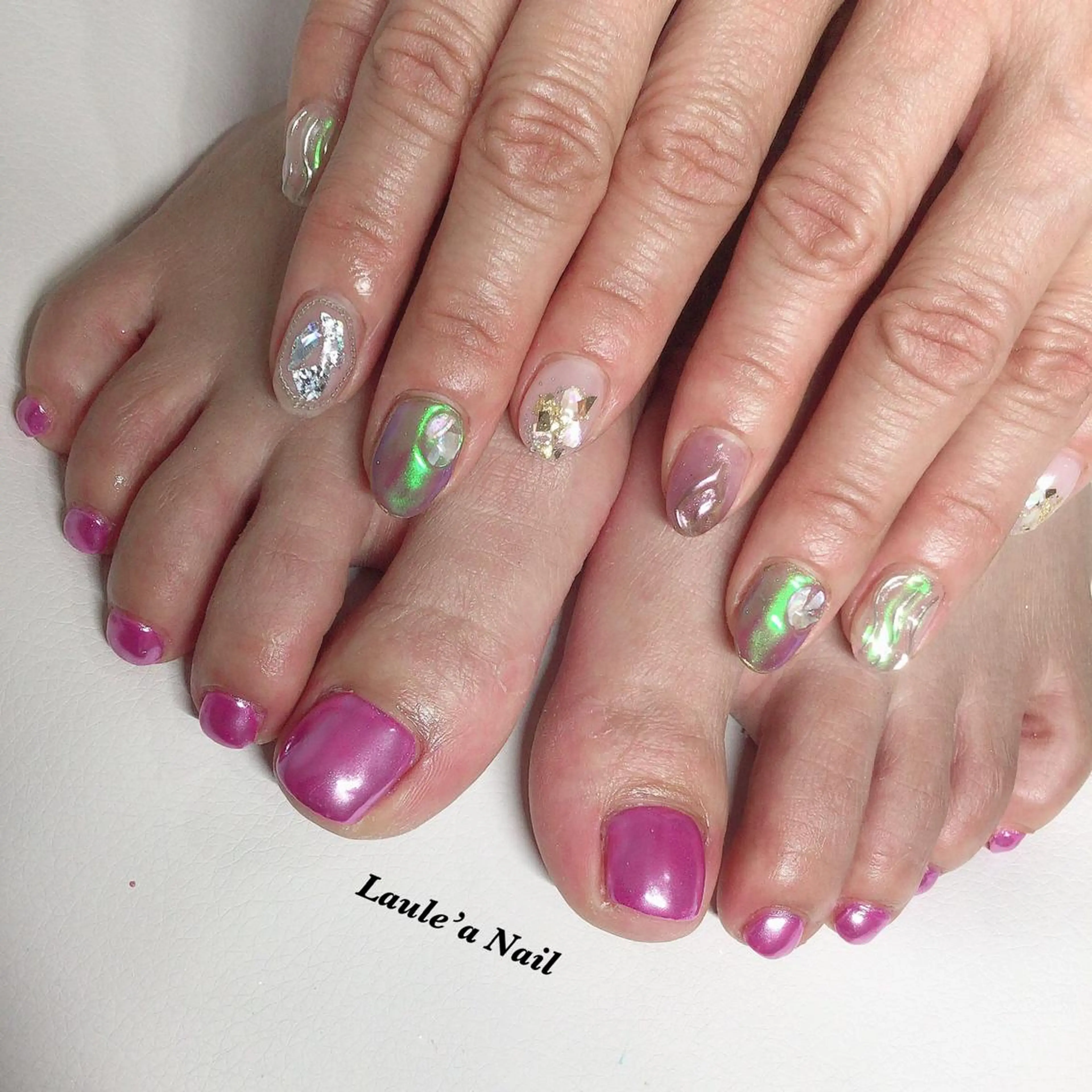 ロング キッズ ネイル マツエク・マツパ 福田 加奈のネイルデザイン