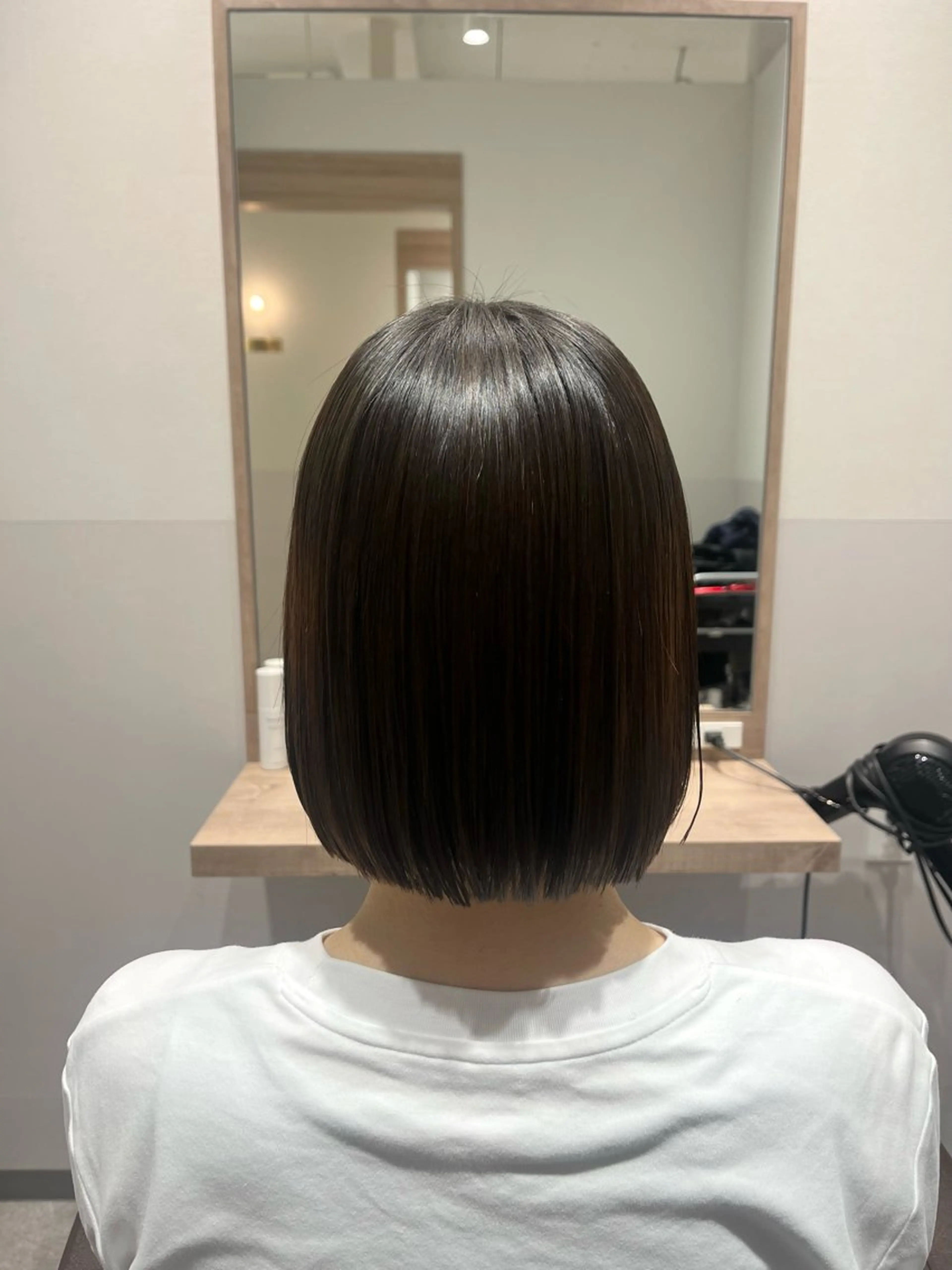 ショート ボブ 縮毛矯正 カット トリートメント 大宮レイヤーカット× 透明感カラー　rioのヘアスタイル