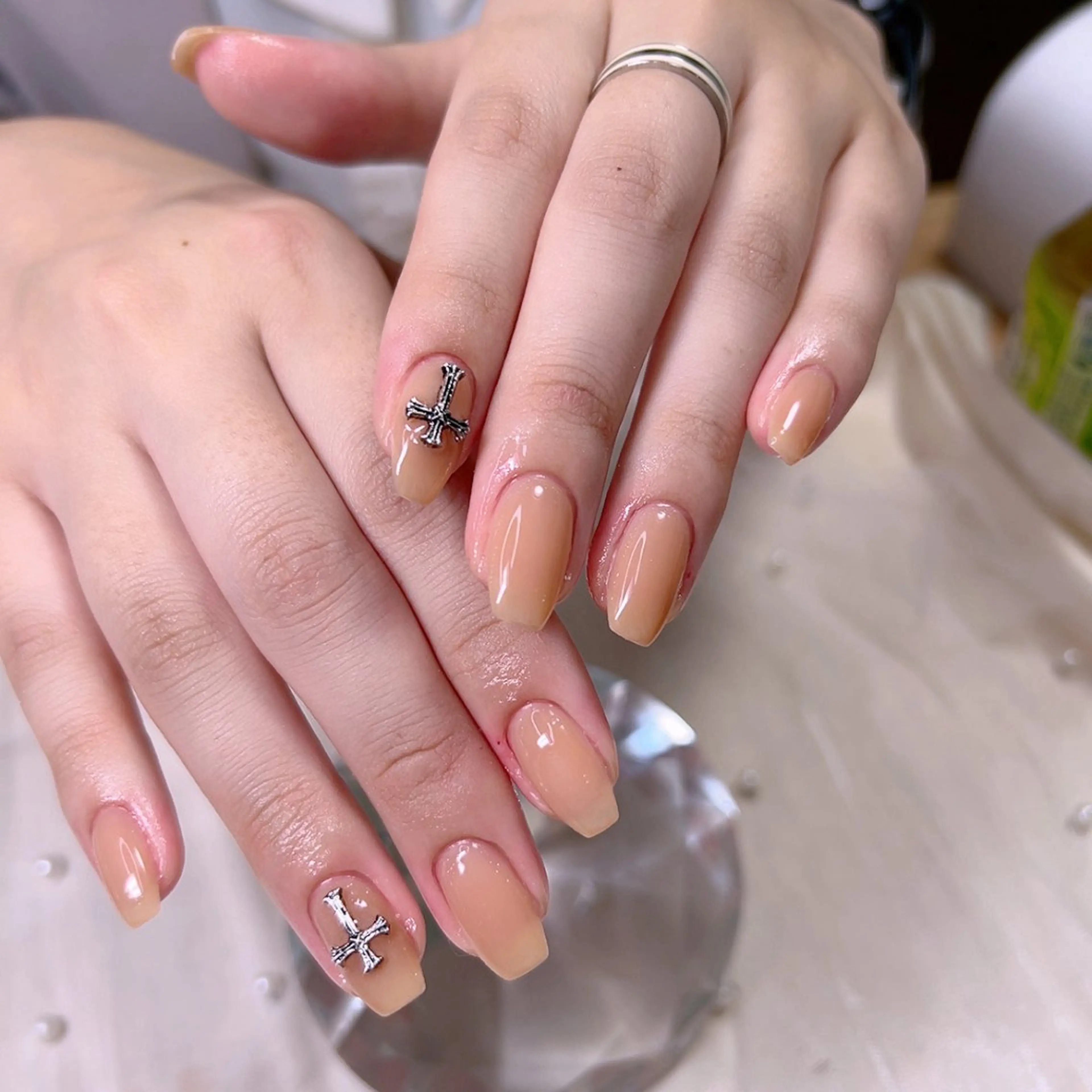 ネイル オフィスネイル シンプルネイル Cute Tips nailのネイルデザイン