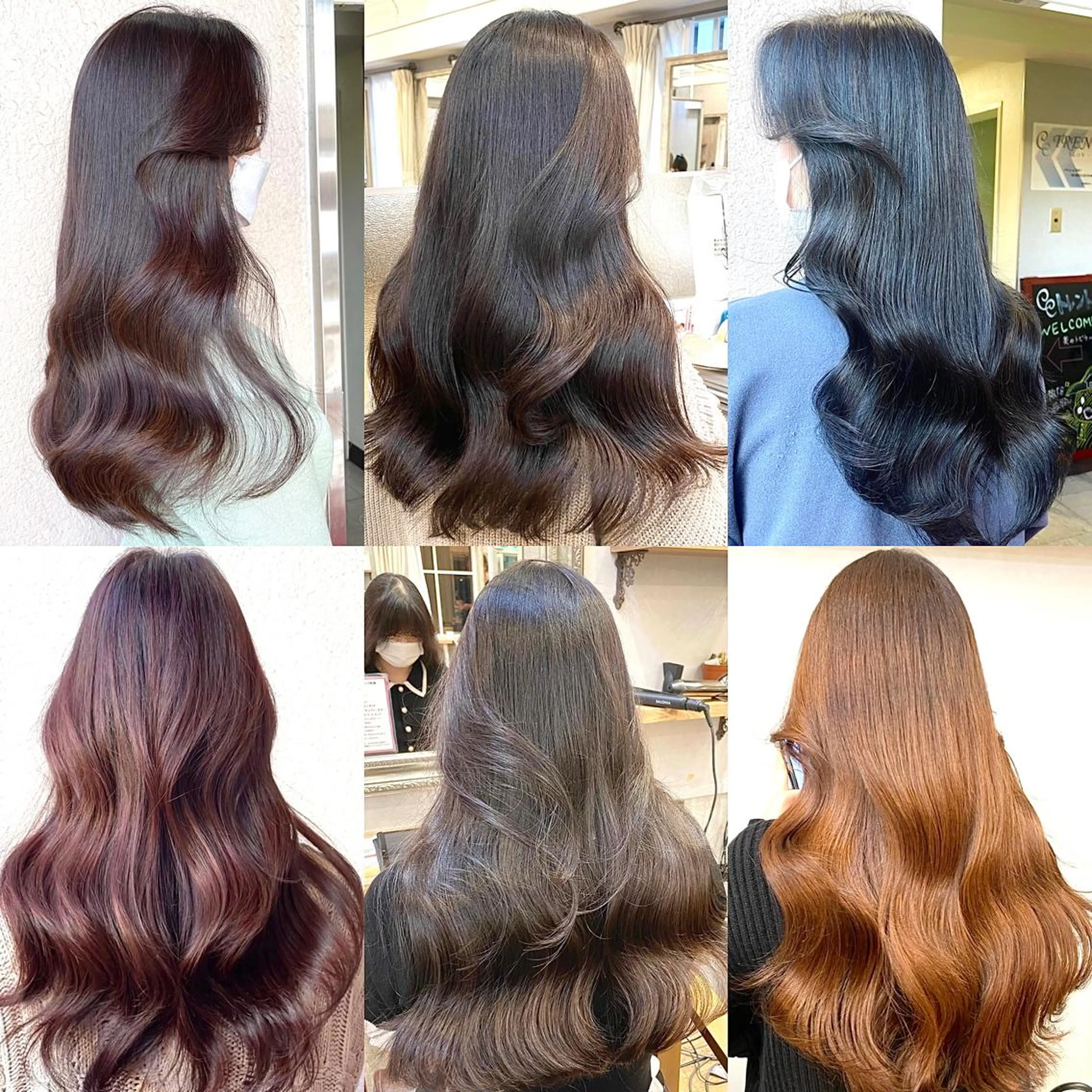 セミロング カラー 新宿/レイヤーカット 韓国ヘア✂️のヘアスタイル