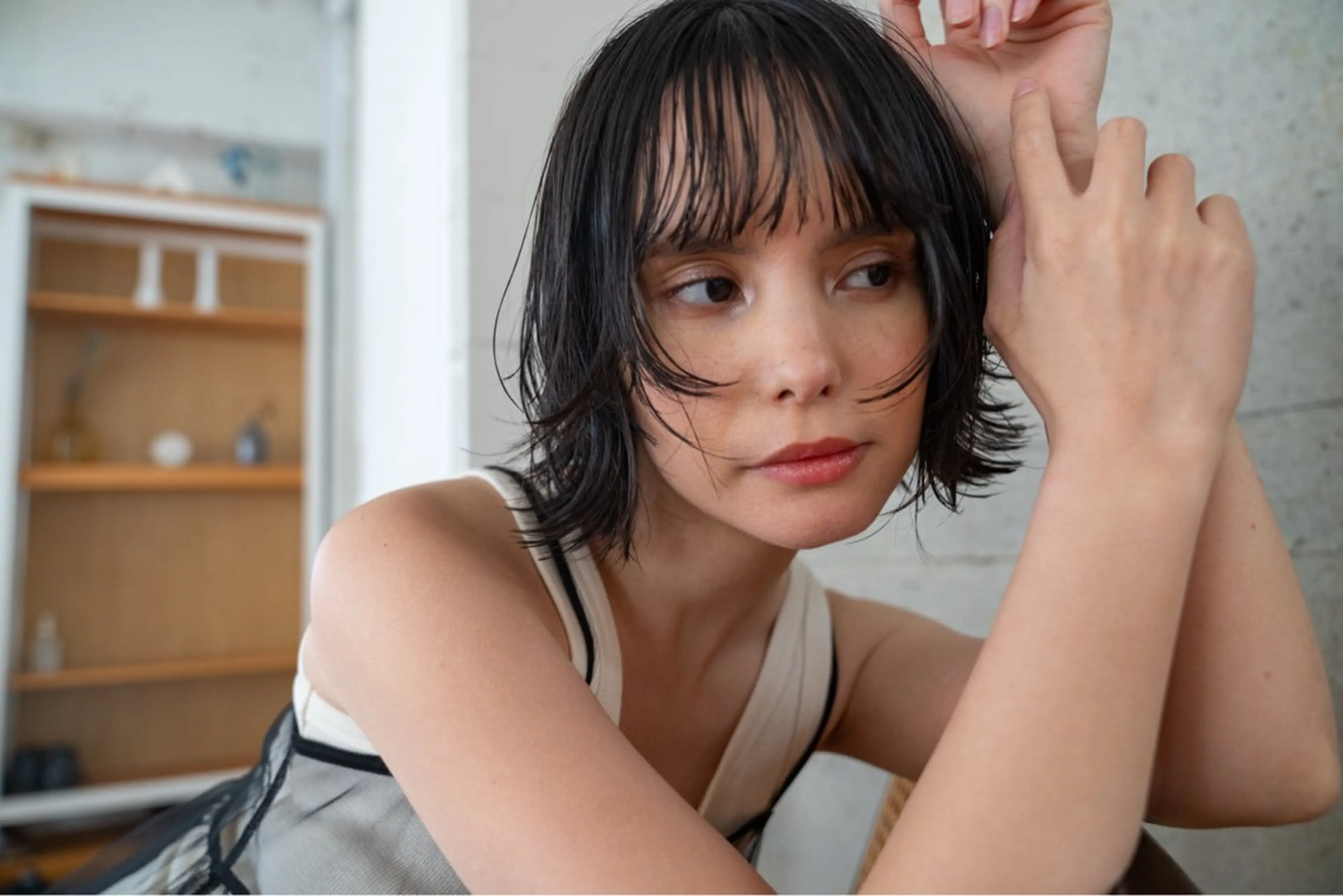 ショート カラー ヘアカラー green/ Ken/モデル募集のヘアスタイル