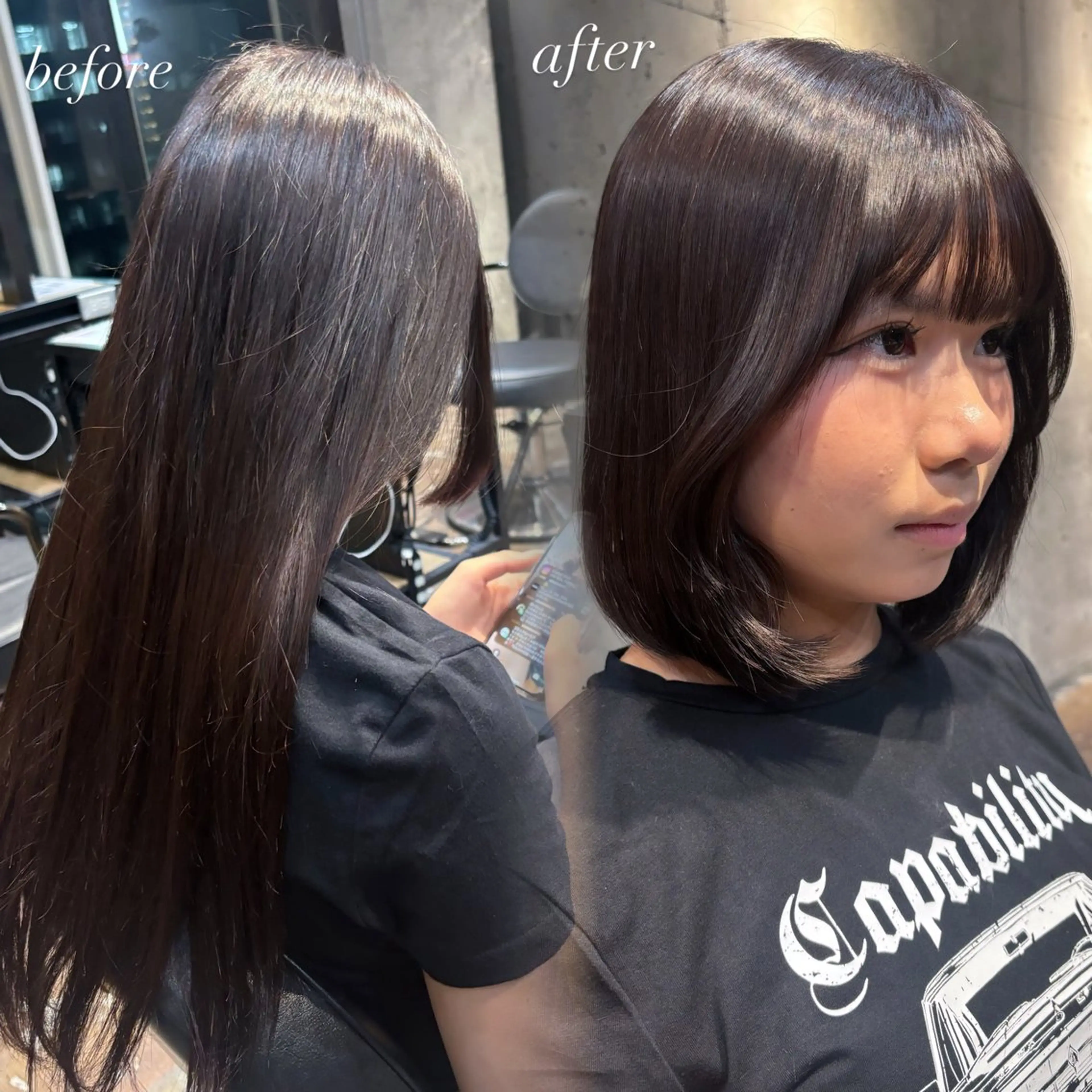 ショート 透明感カラー/ 矯正/まな⭐️のヘアスタイル