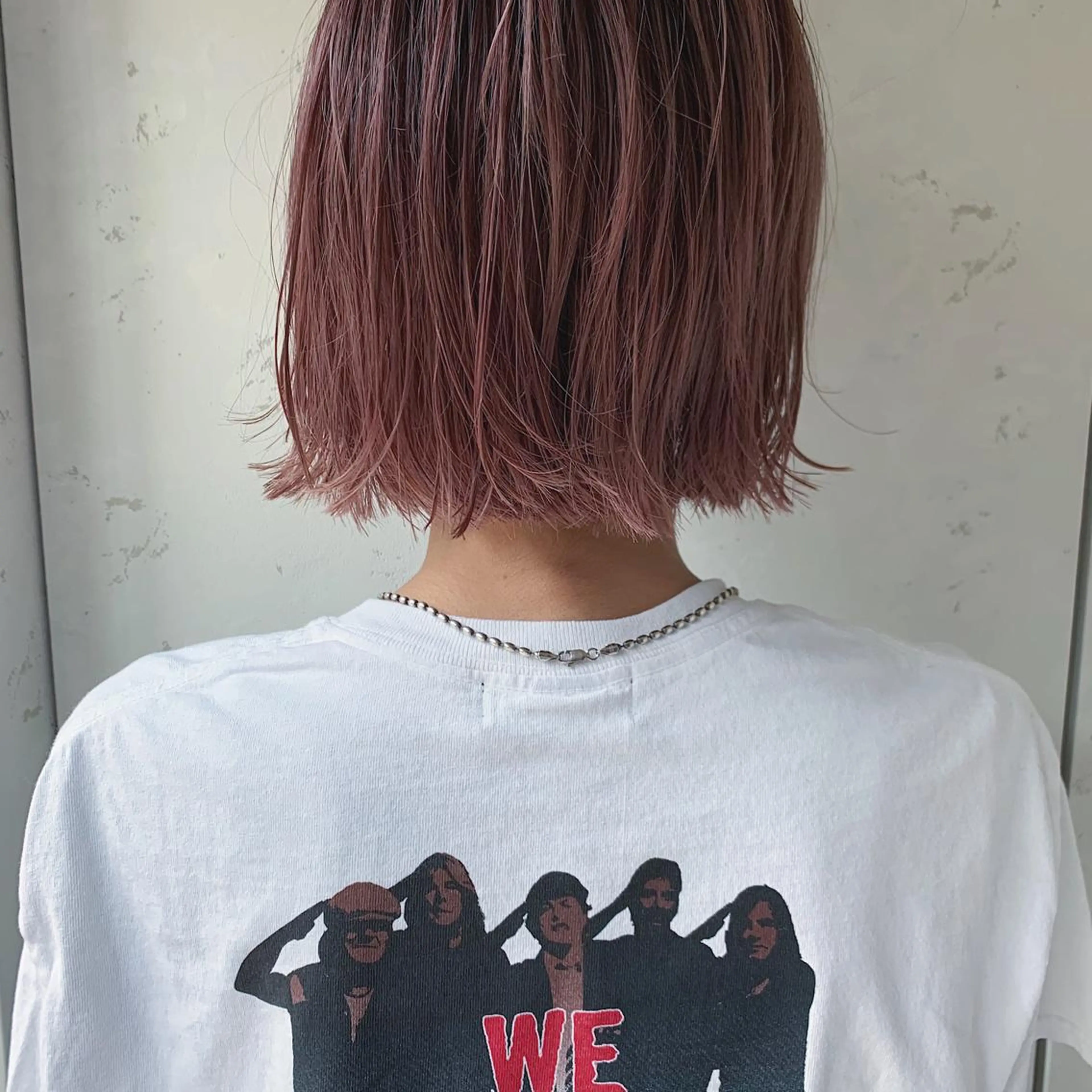 ショート カラー ブリーチ カット ヘアカラー 岩田 良/ブリーチカラーのヘアスタイル