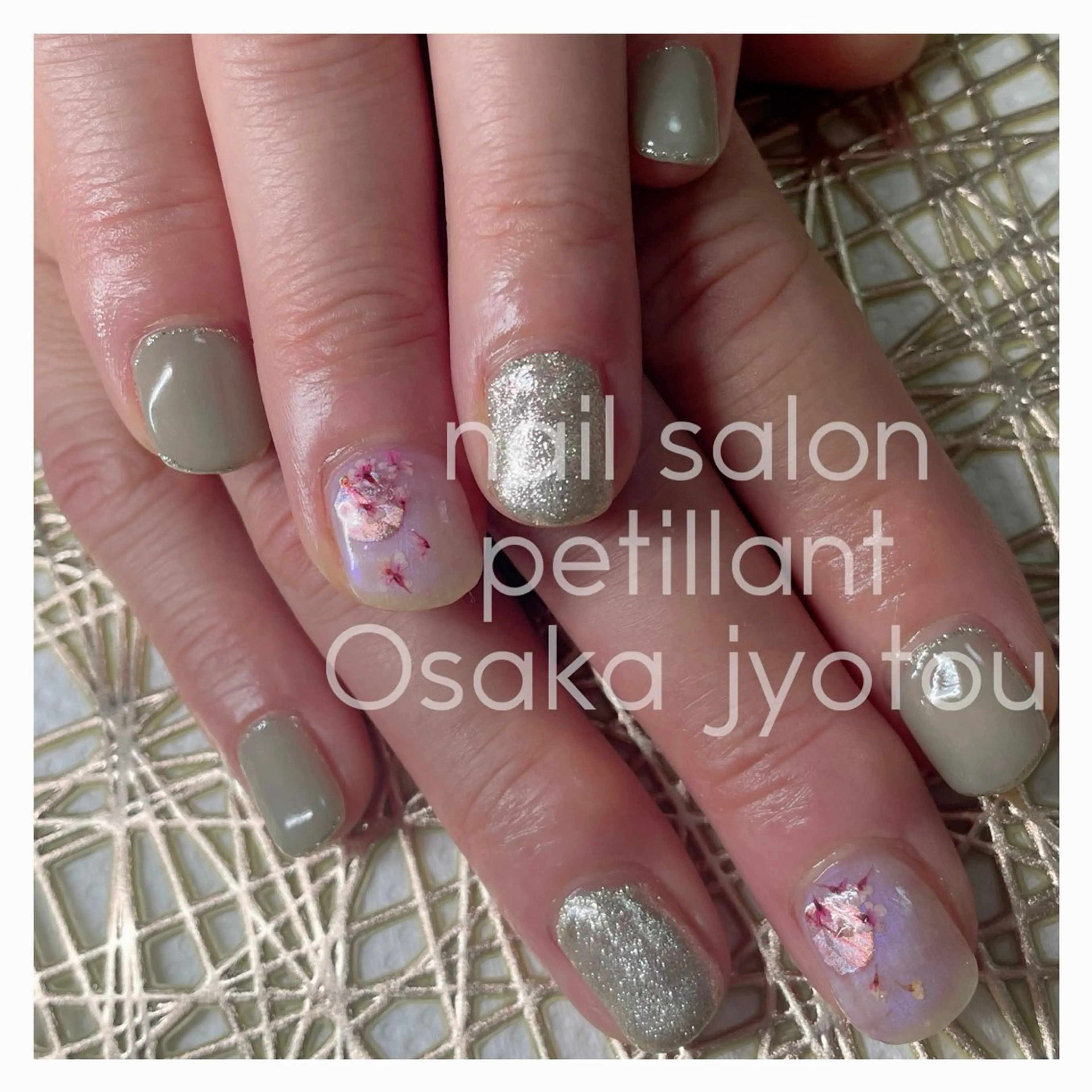 ネイル フットネイル 春ネイル nail salon petillantのネイルデザイン