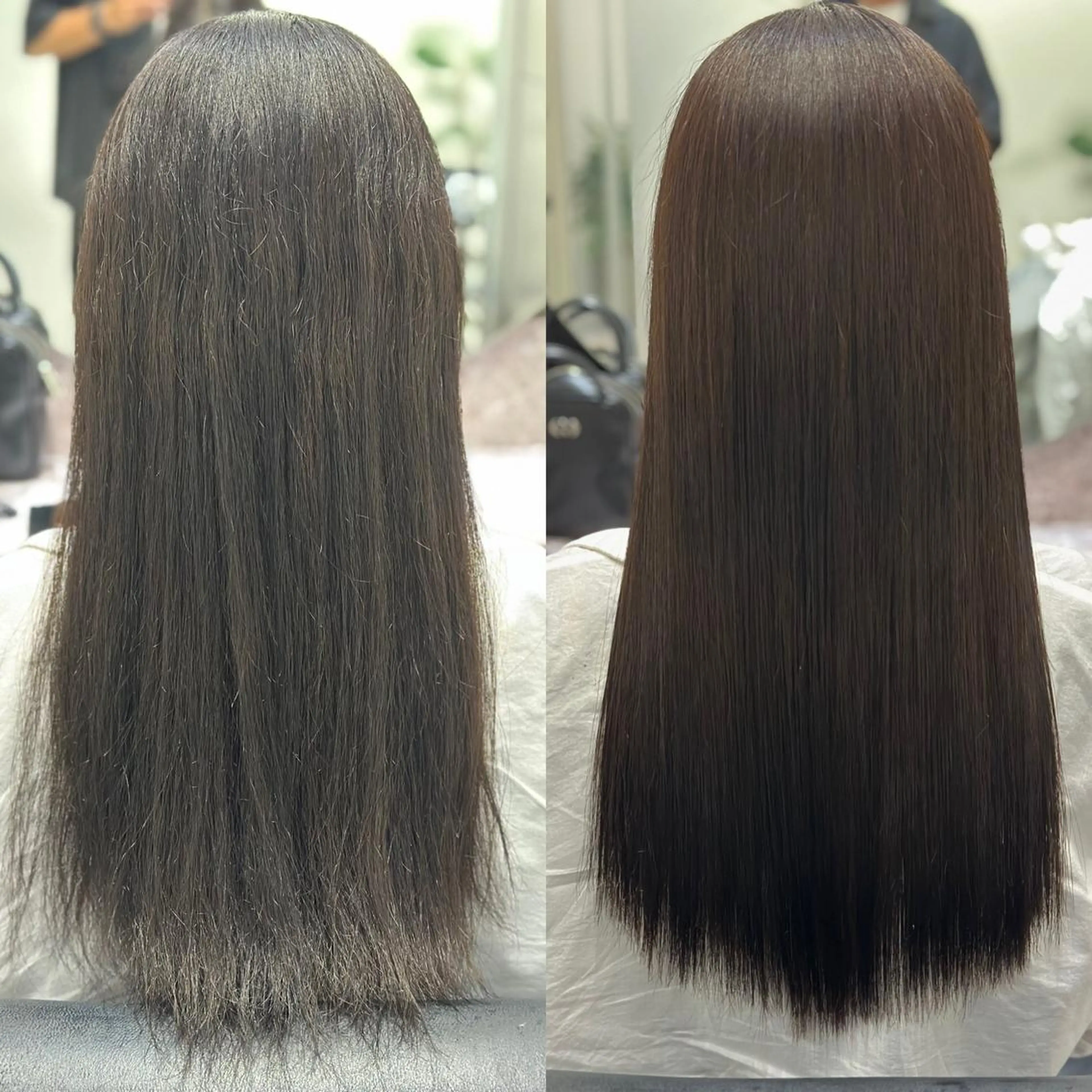 ロング 縮毛矯正 トリートメント JYO 髪質改善専門家のヘアスタイル