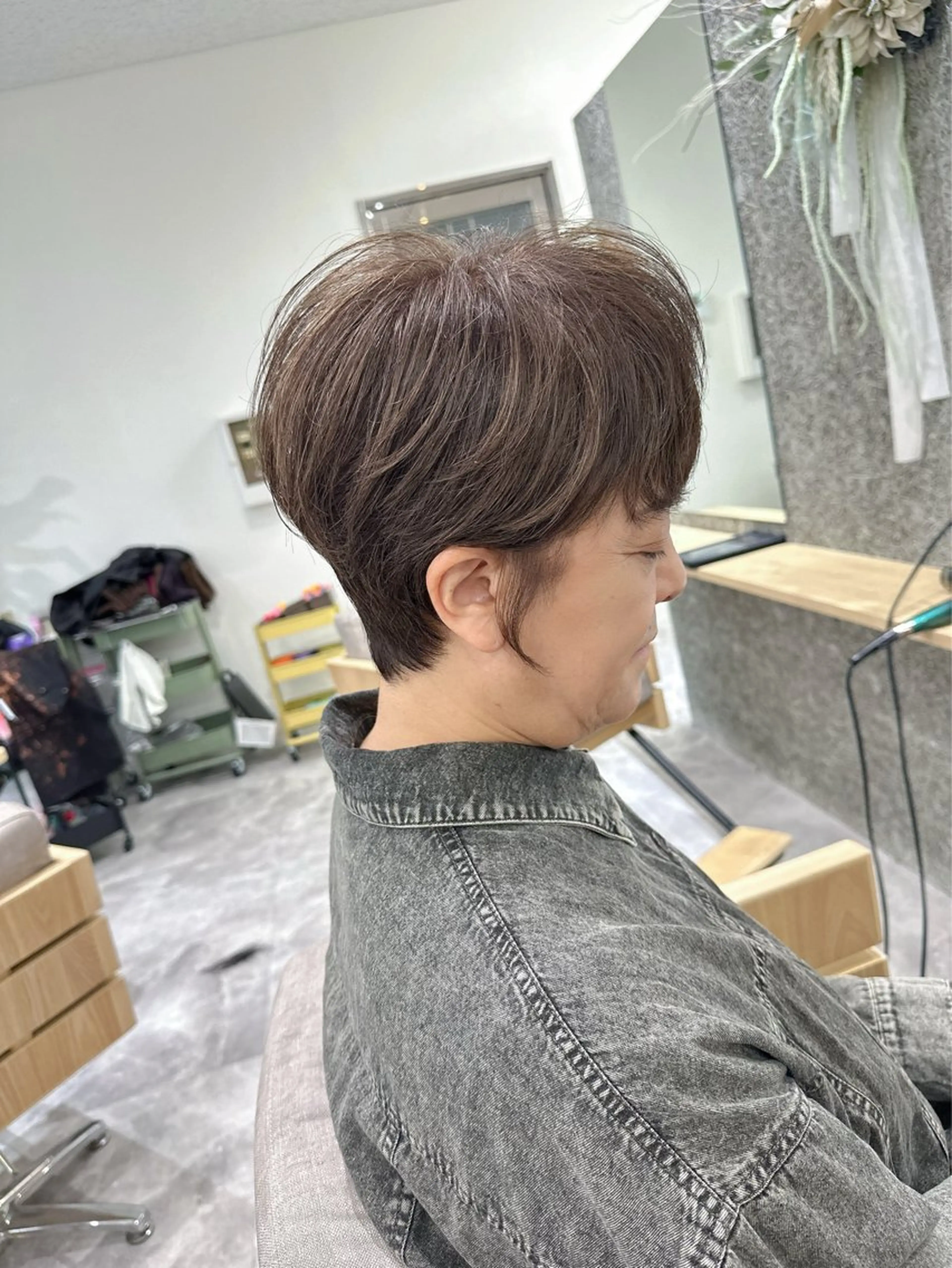 ショート カラー ショートボブ ブリーチ デザインカラー ハイライトカラー ハイトーンカラー カット ヘアカラー トリートメント 近鉄奈良ショートヘア 清水力也のヘアスタイル