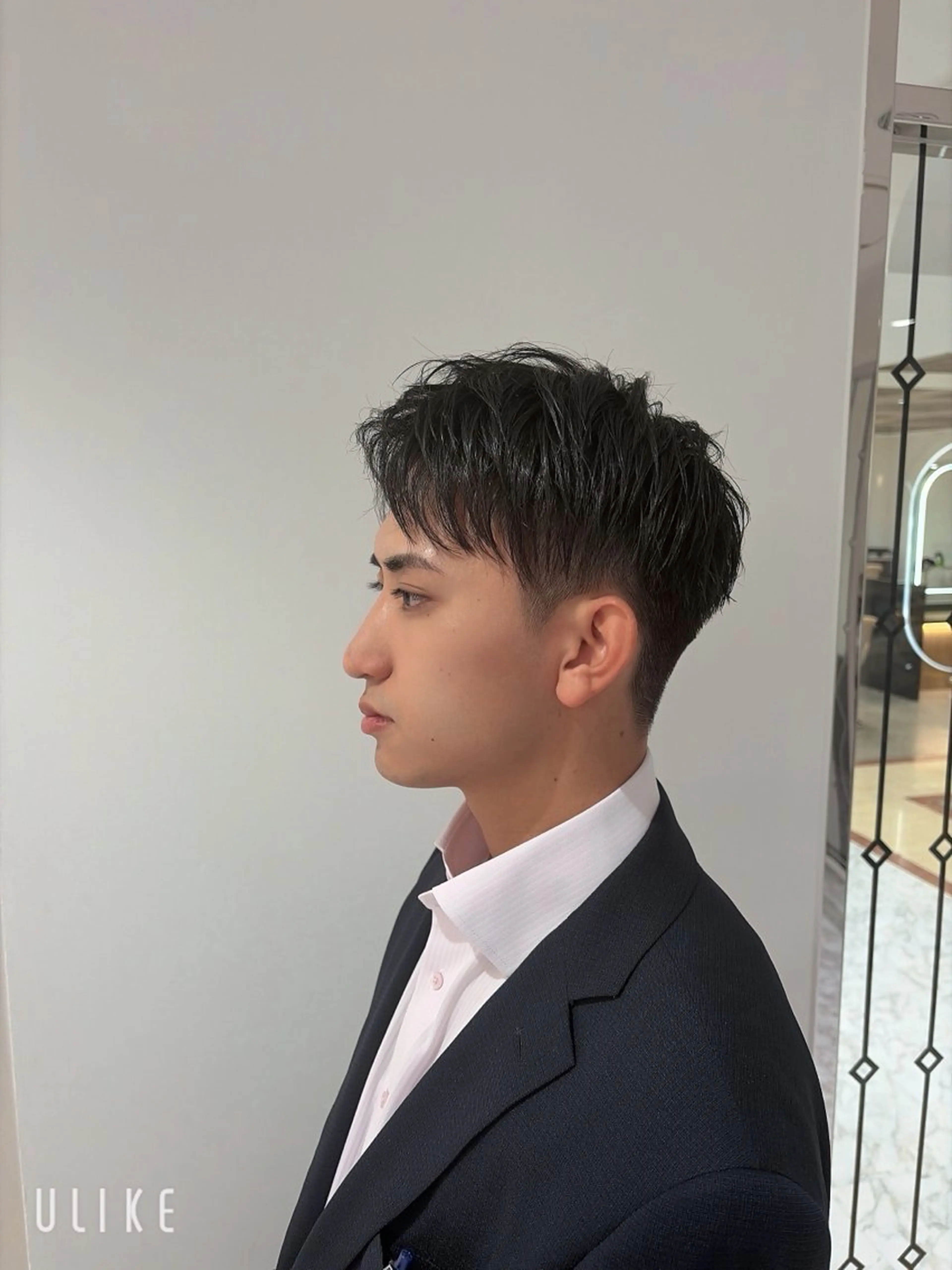 ショート パーマ ヘアアレンジ メンズ カット パーマ トリートメント ヘアセット 髪質改善/艶髪 /SARA💕のヘアスタイル