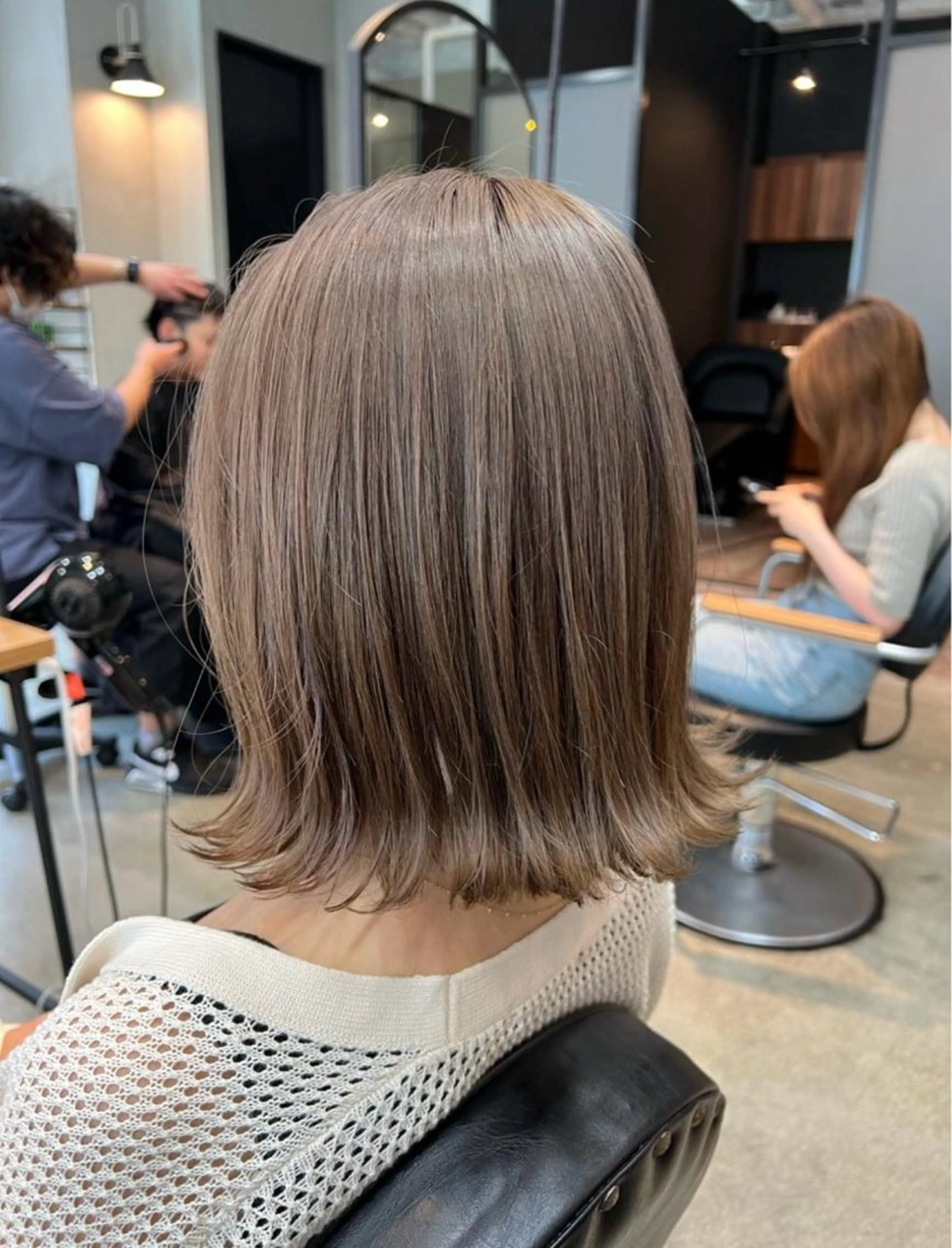 ミディアム カラー Lafithhair lov. 福山駅家店のヘアスタイル