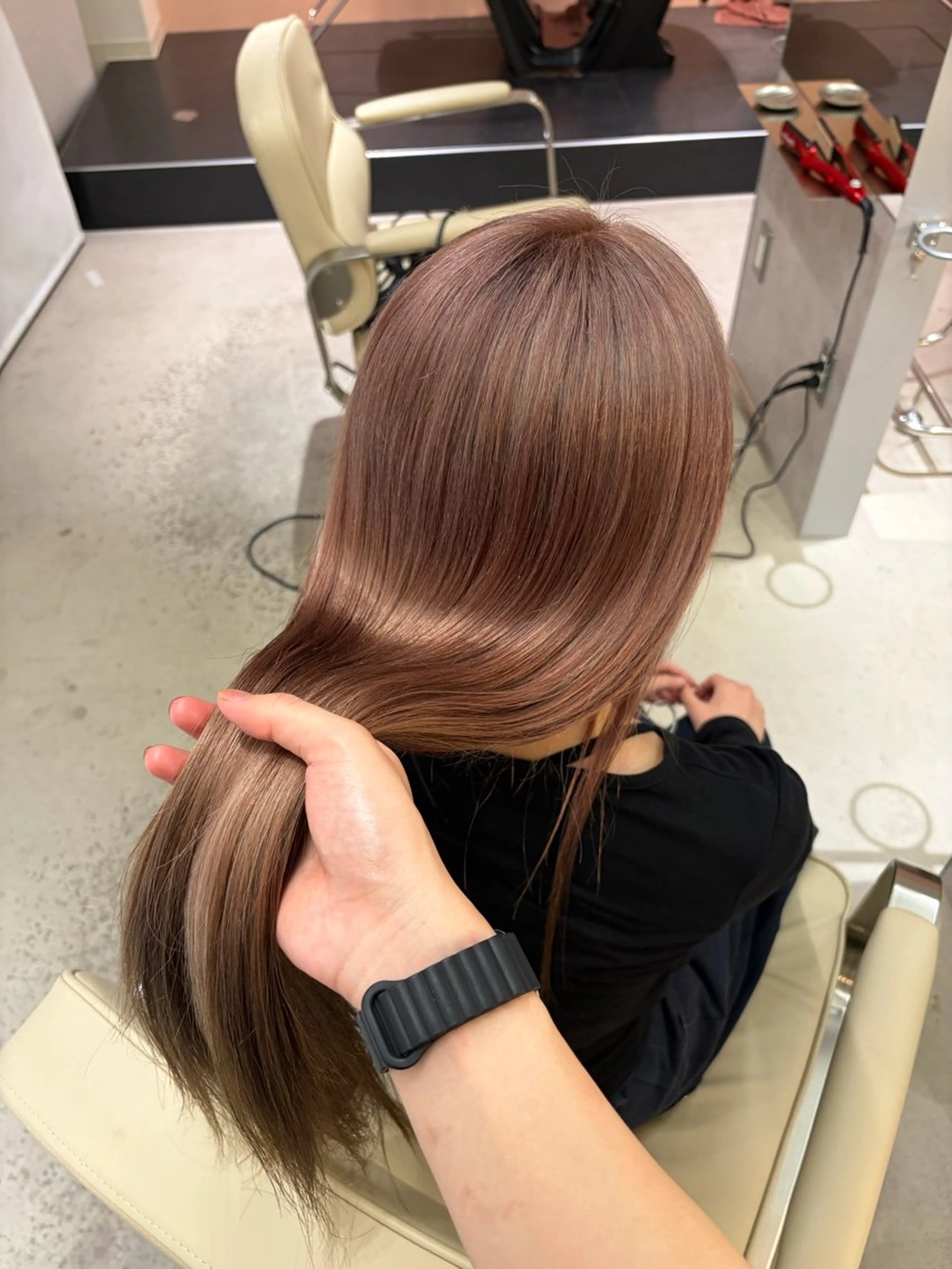 カラー ヘアカラー ミルクティー/渋谷 shunta🌟🌟のヘアスタイル