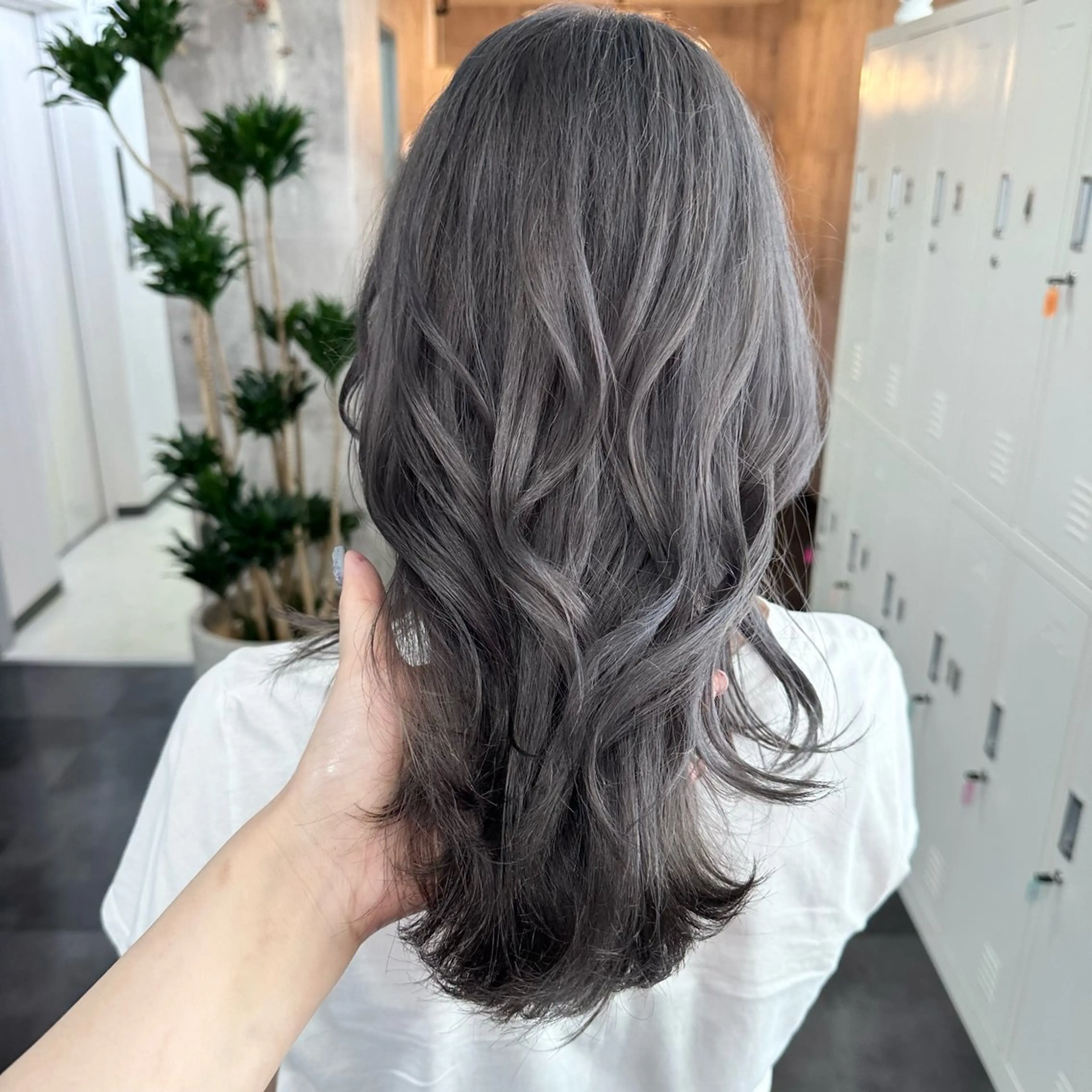 セミロング カット ヘアカラー トリートメント 枚方 tomee 🦋南部 しほ🦋のヘアスタイル