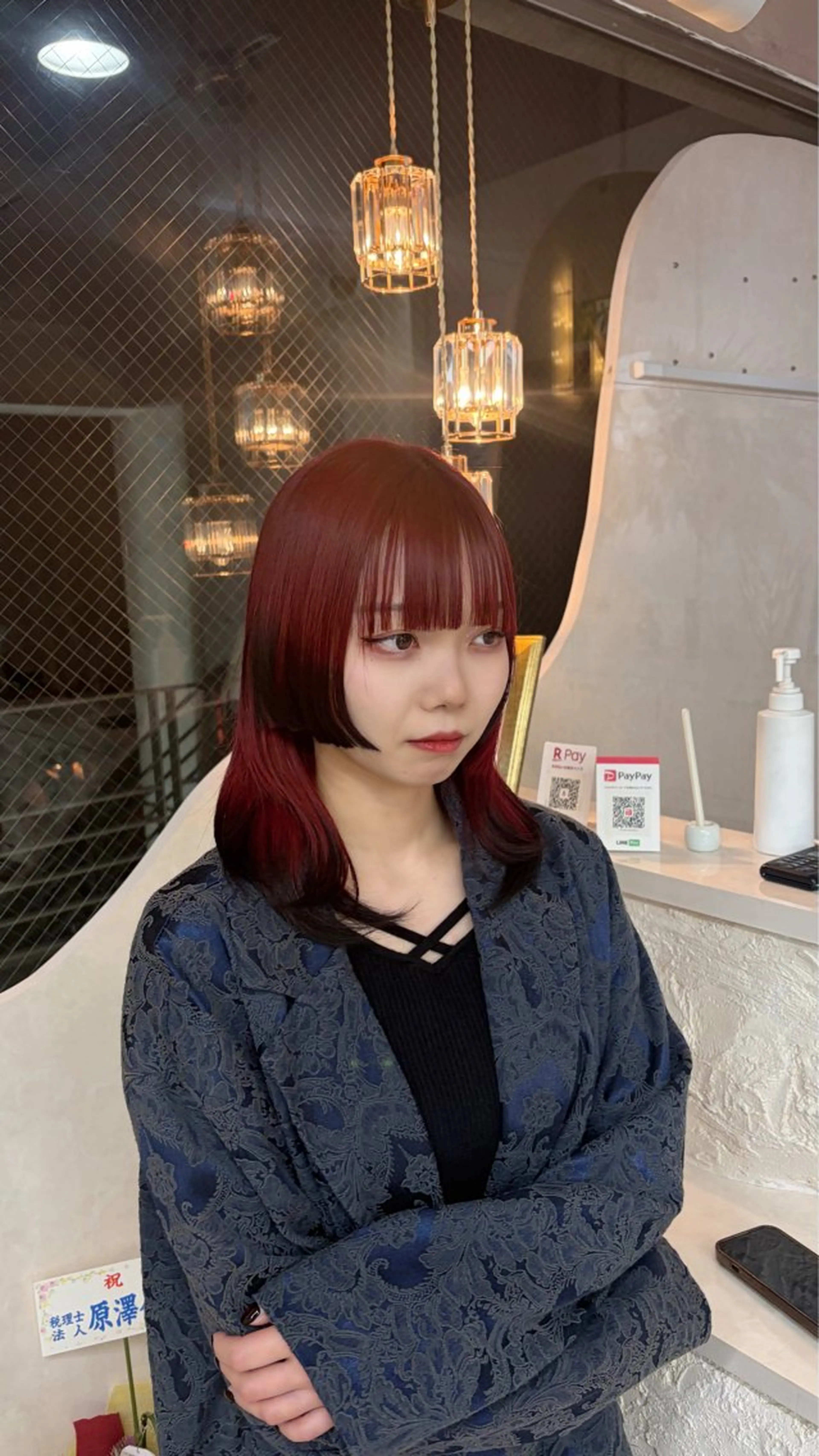 ミディアム カラー ヘアカラー ‎XELM高崎‎‎‎ ‎‎🤍Kyoka‎のヘアスタイル