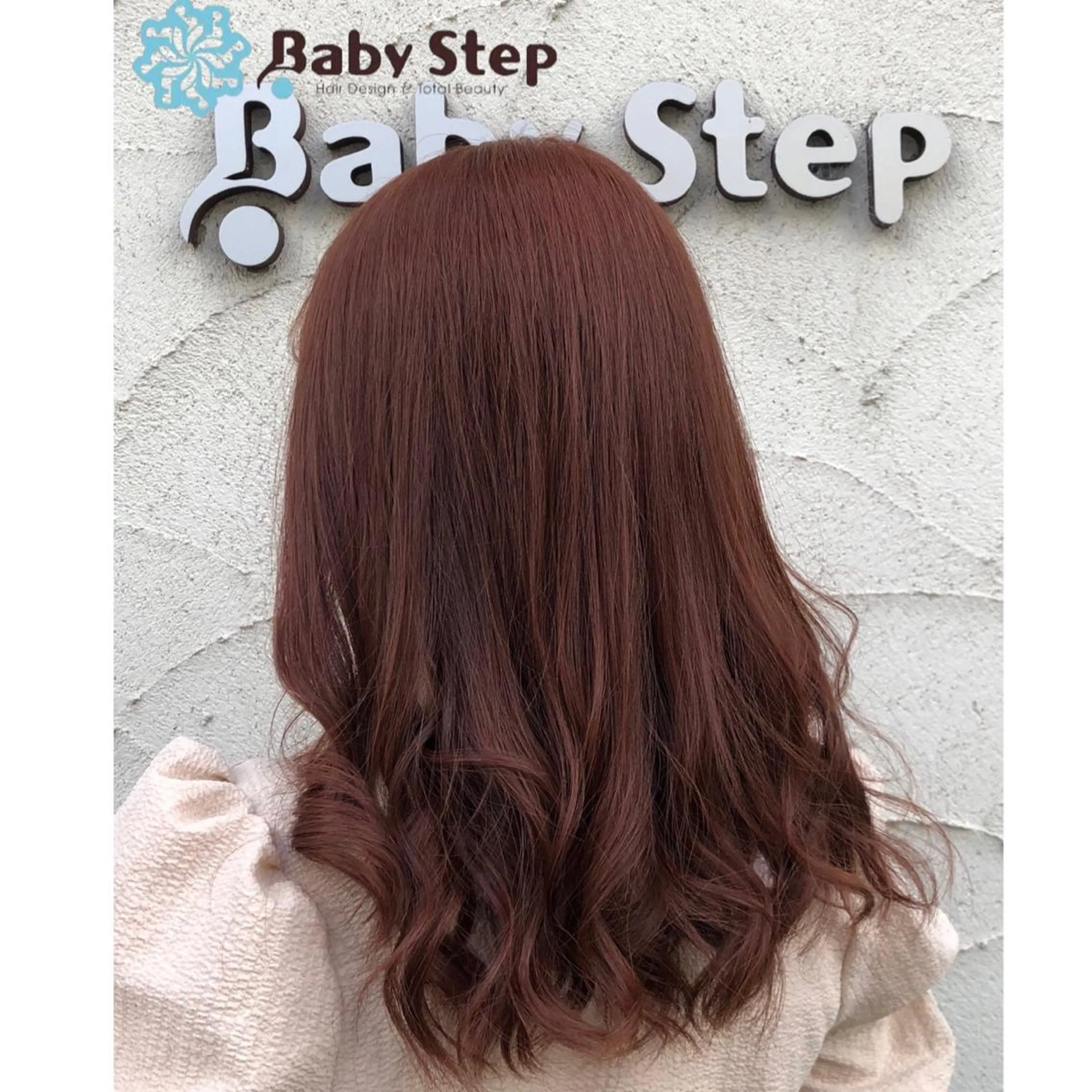 セミロング カラー ヘアアレンジ Baby Step ウエノのヘアスタイル