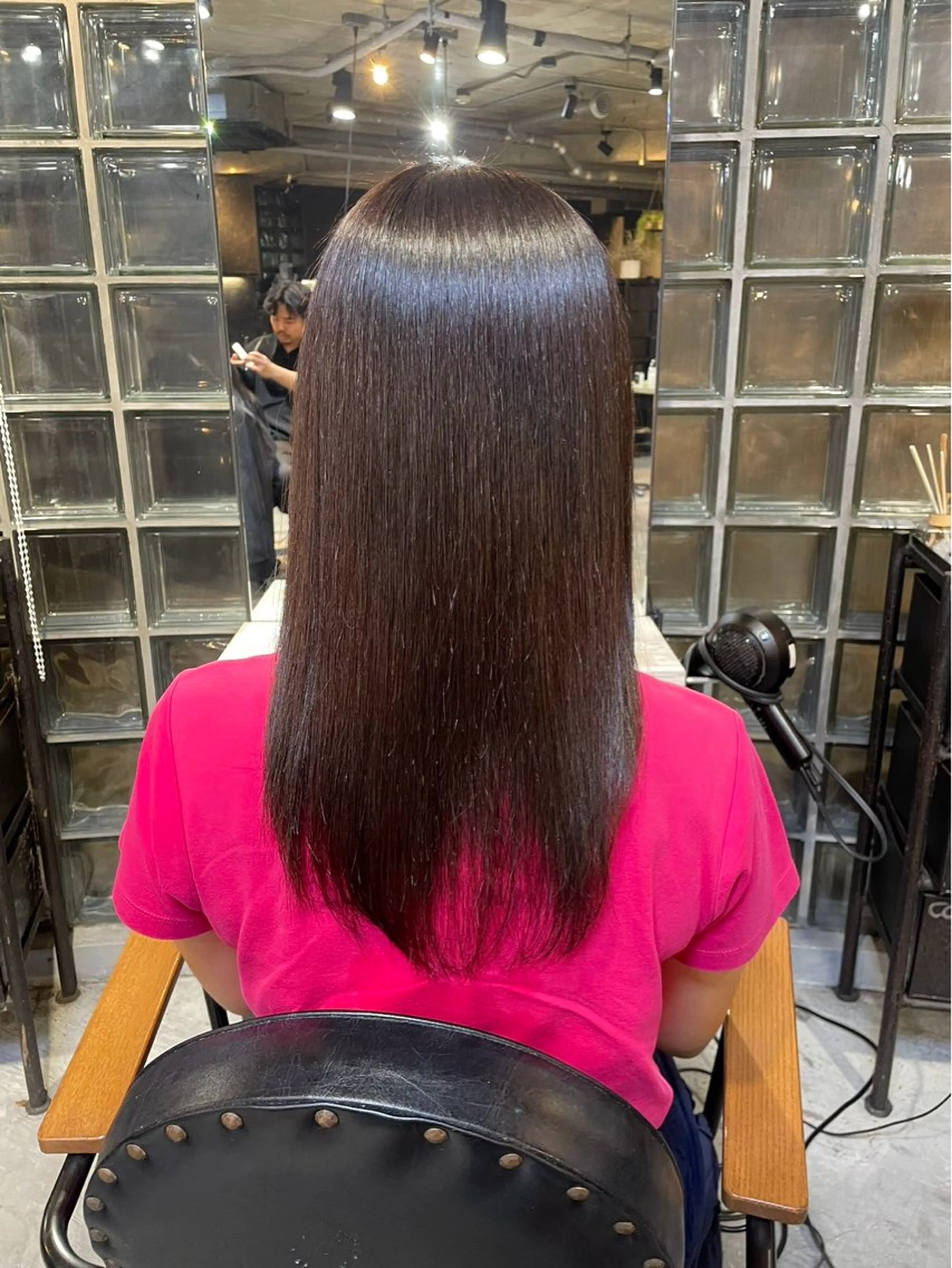 ミディアム 縮毛矯正 モデル募集中 涼梨紗のヘアスタイル