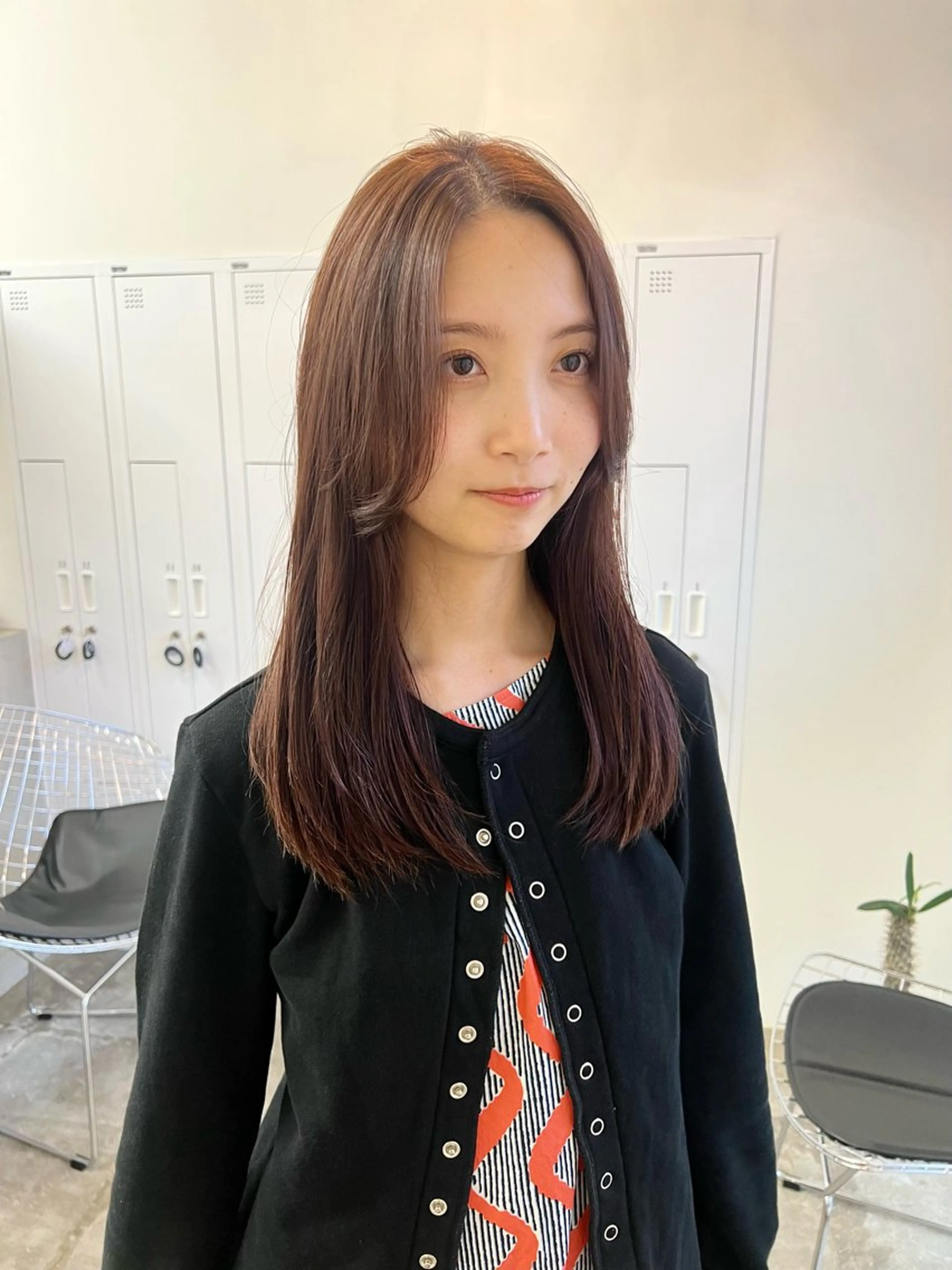 ロング カラー カット ヘアカラー トリートメント 近藤 千裕のヘアスタイル