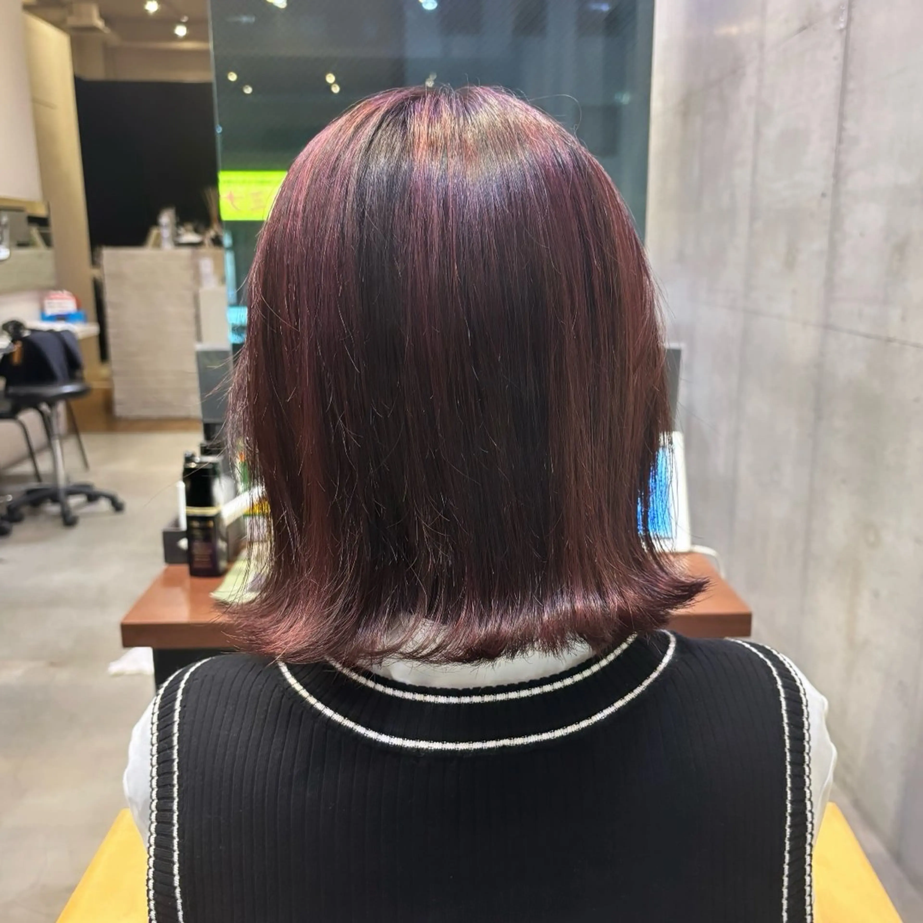 ミディアム ハイライト カットモデル募集！ 遠山麻帆のヘアスタイル