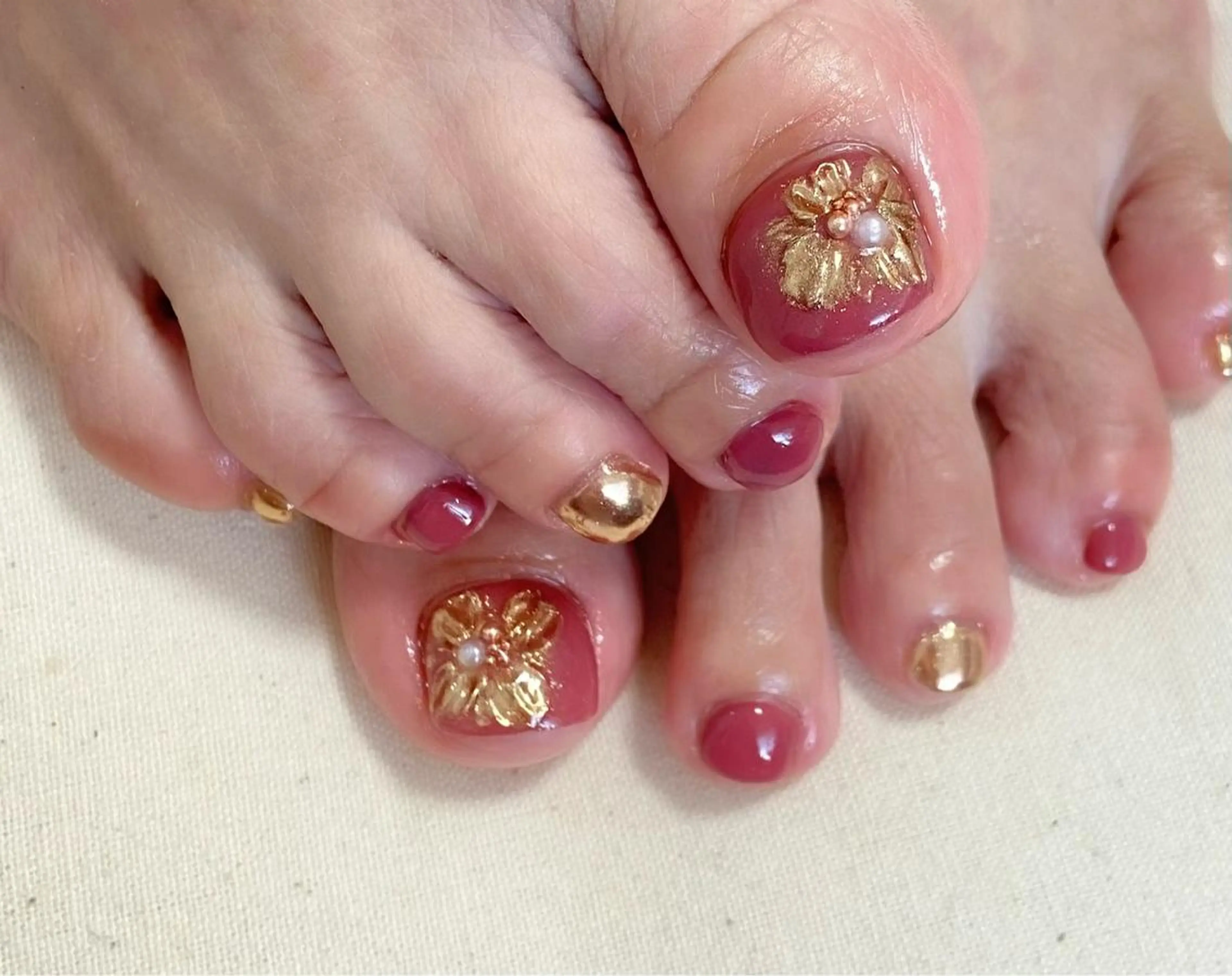 フット持ち込み2本アートの写真