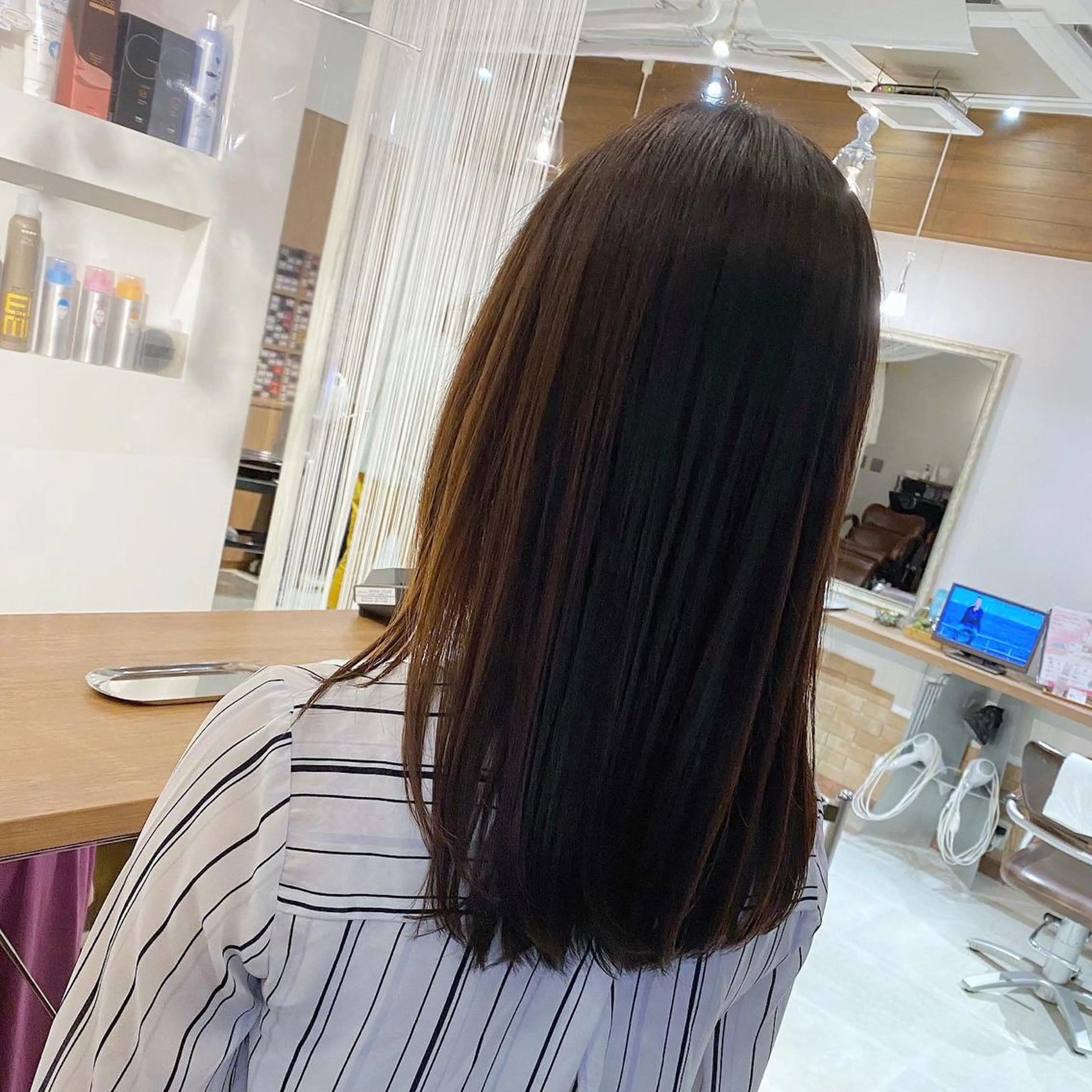 セミロング 髪質改善 髪質改善特化 安東駿介のヘアスタイル