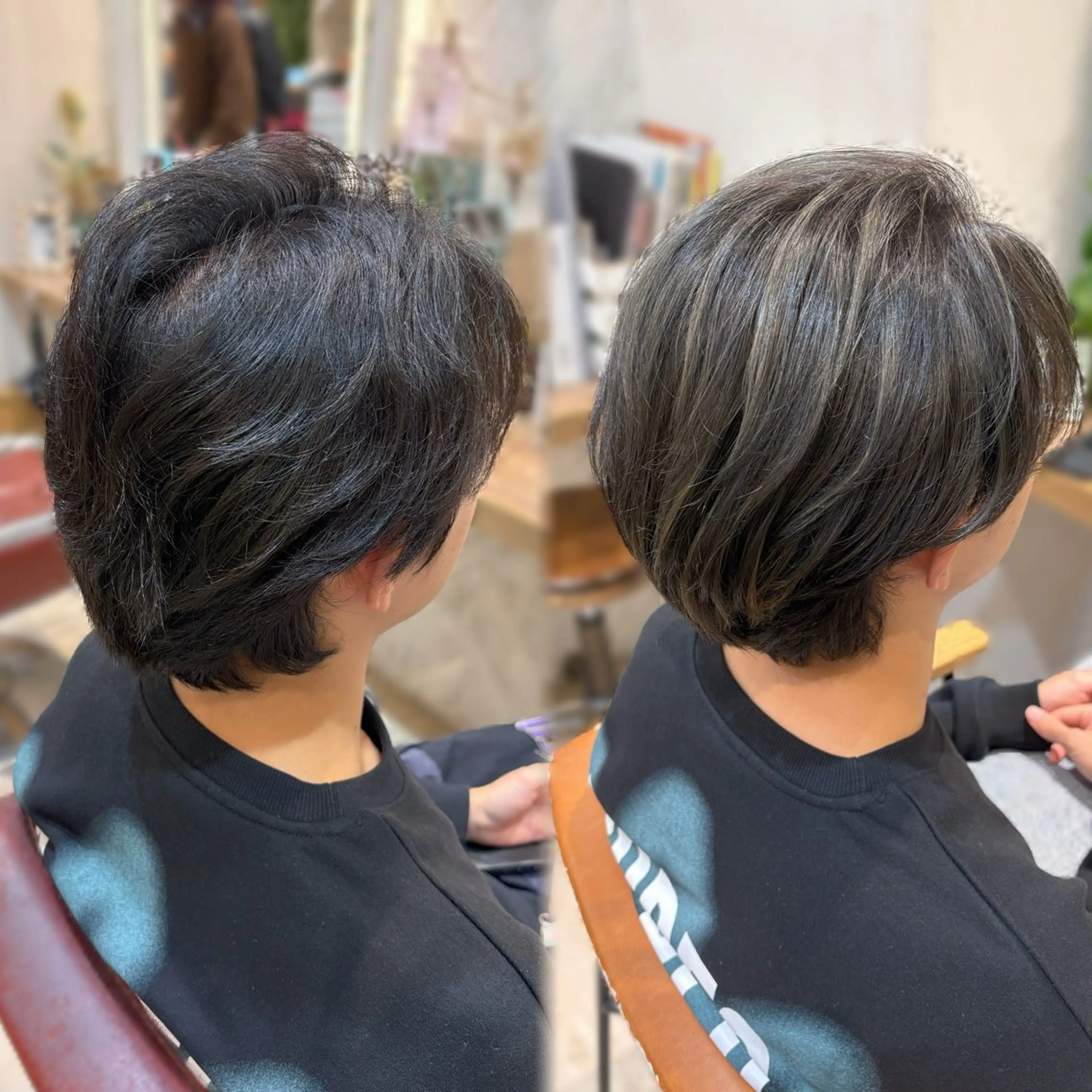 カラー メンズ ヘアカラー 💙mai🫧 縮毛矯正・ハイライトのヘアスタイル