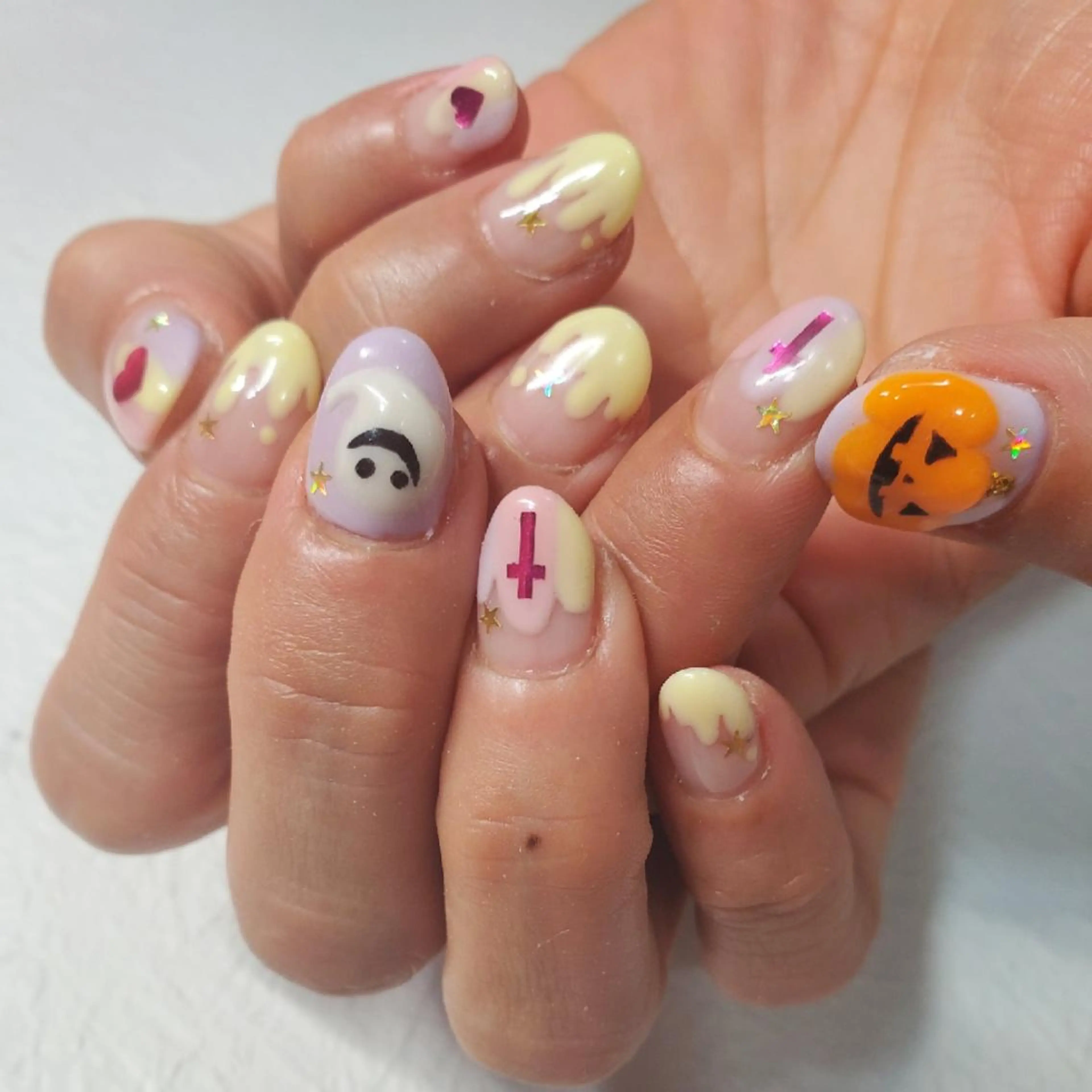 ネイル ハロウィン liddell Usamiのネイルデザイン