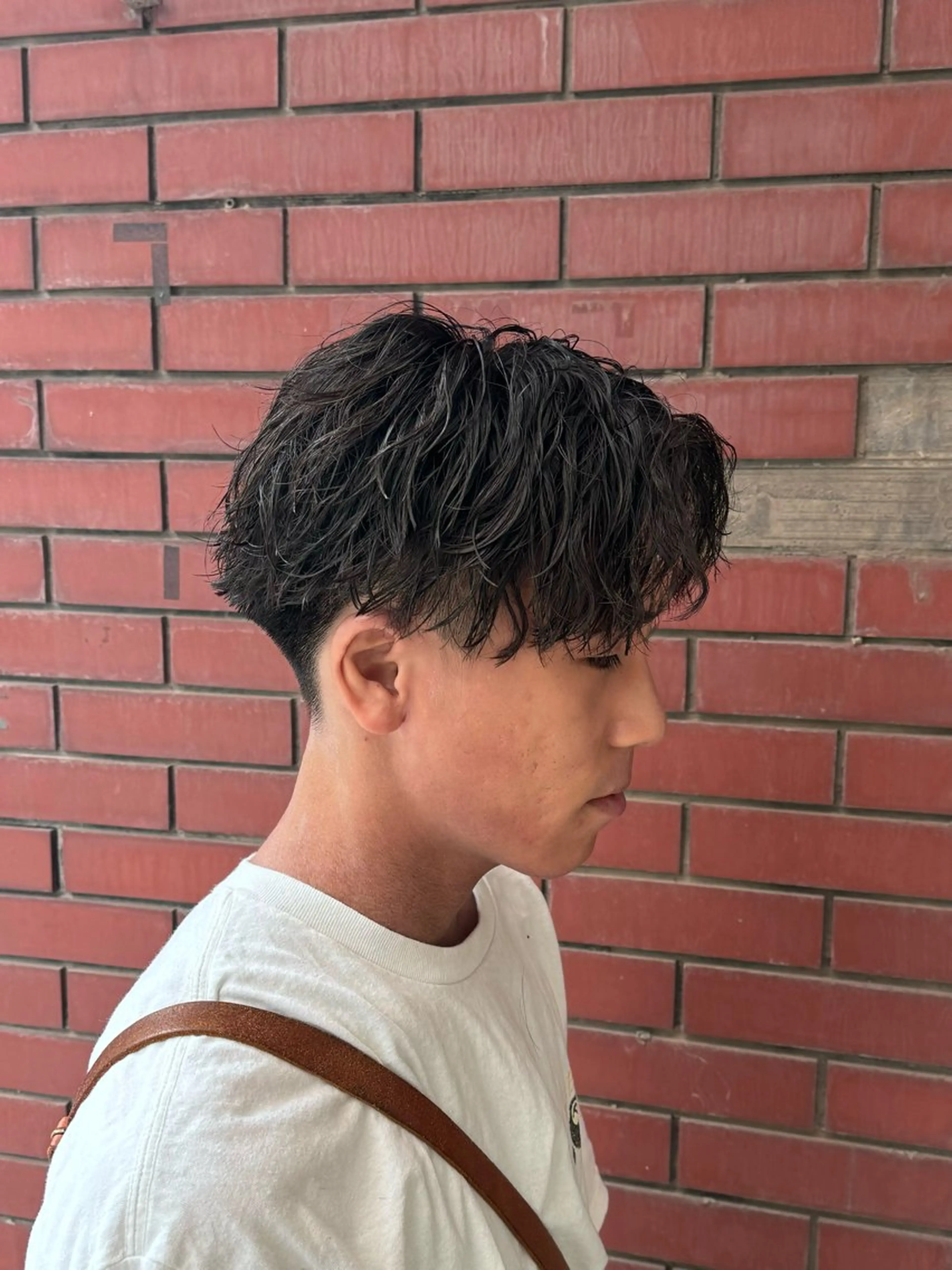 パーマ メンズ フェザーパーマ メンズパーマ カット パーマ 柏メンズカットパーマ NO.1タイチのヘアスタイル