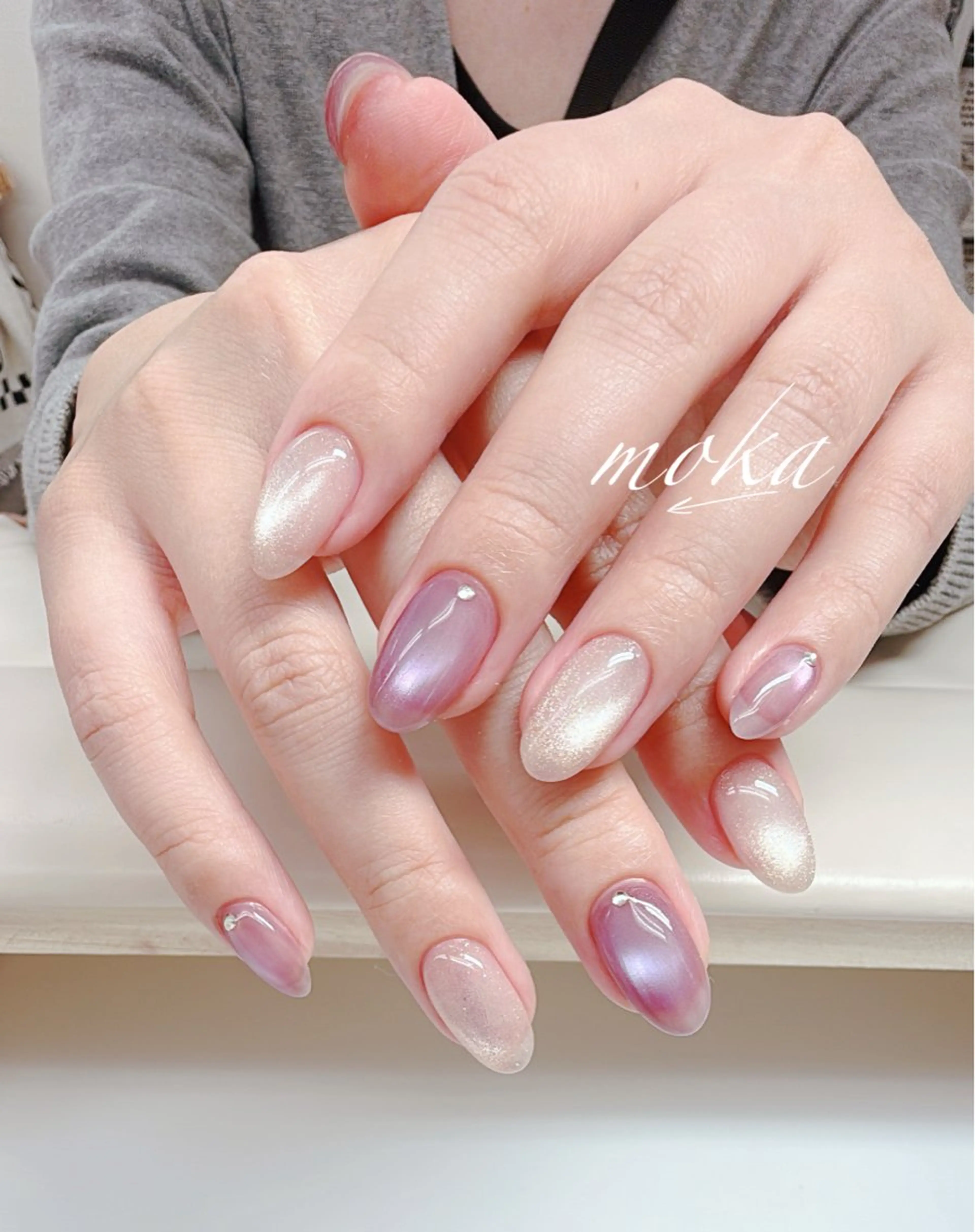 ネイル ハンドネイル ハンドケア 胡蝶蘭レディースサロ ンNailMOKAのネイルデザイン