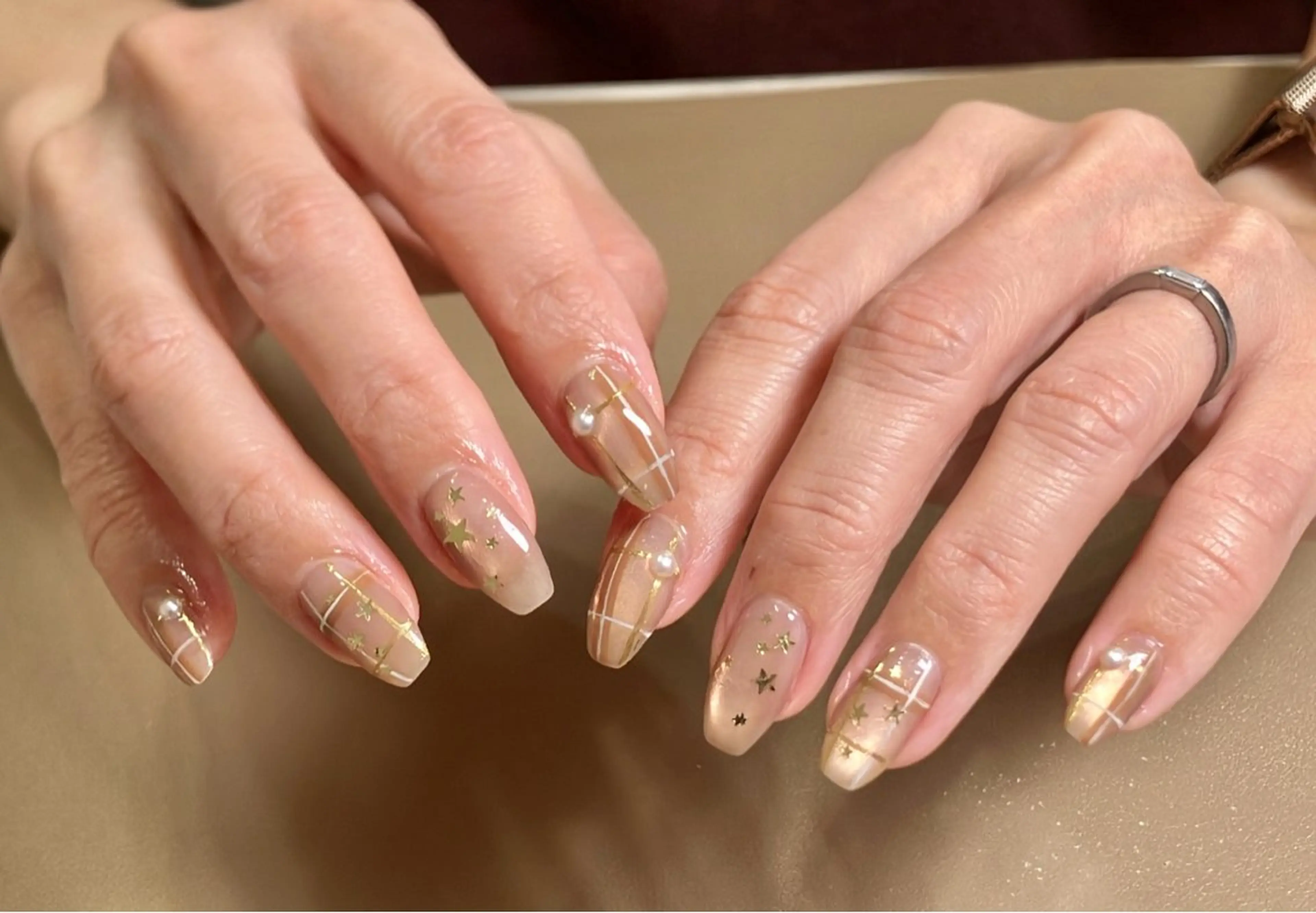 ネイル ハンドネイル たまプラーザ ANZUのネイルデザイン