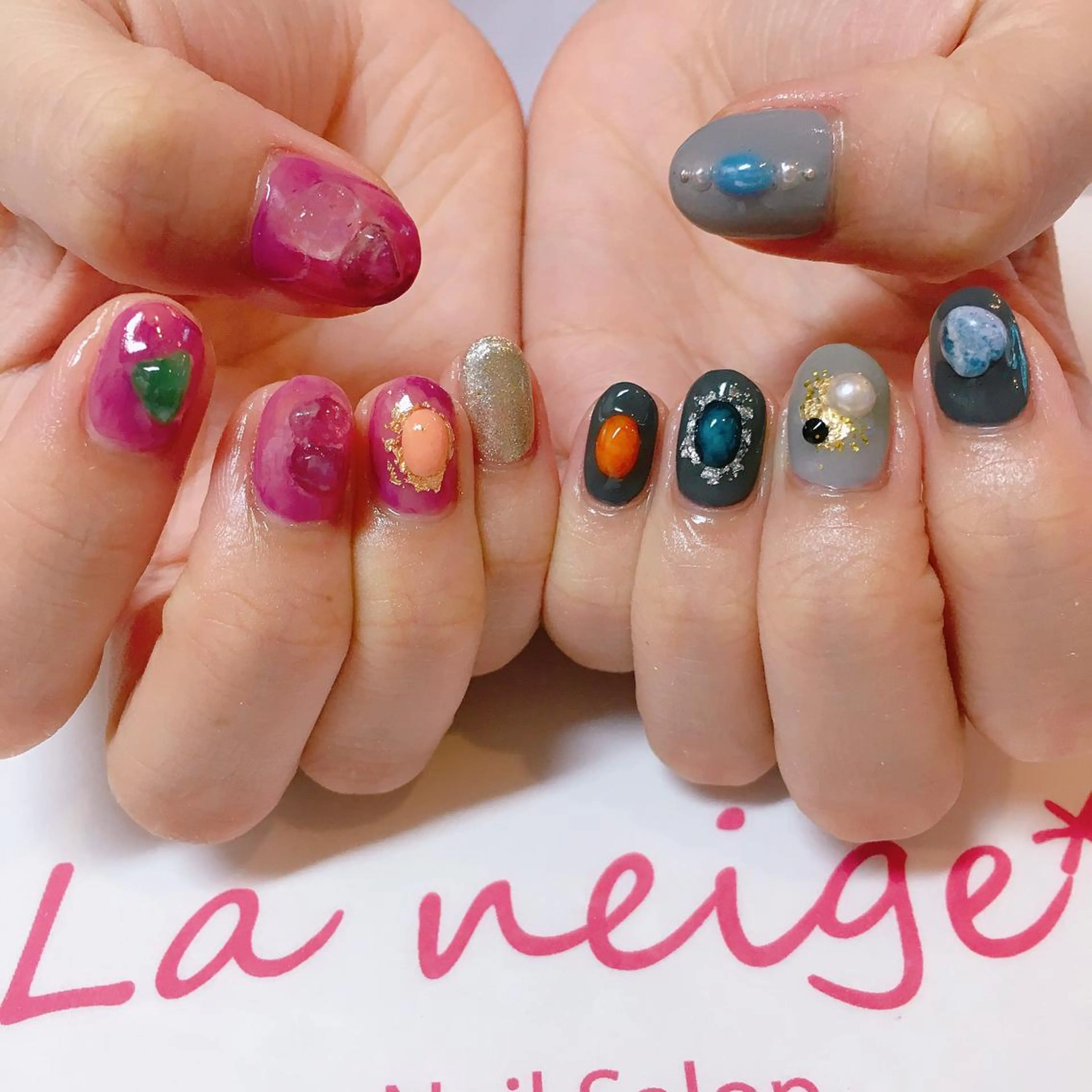 ネイル La neige* yuki 🐩🌙のネイルデザイン