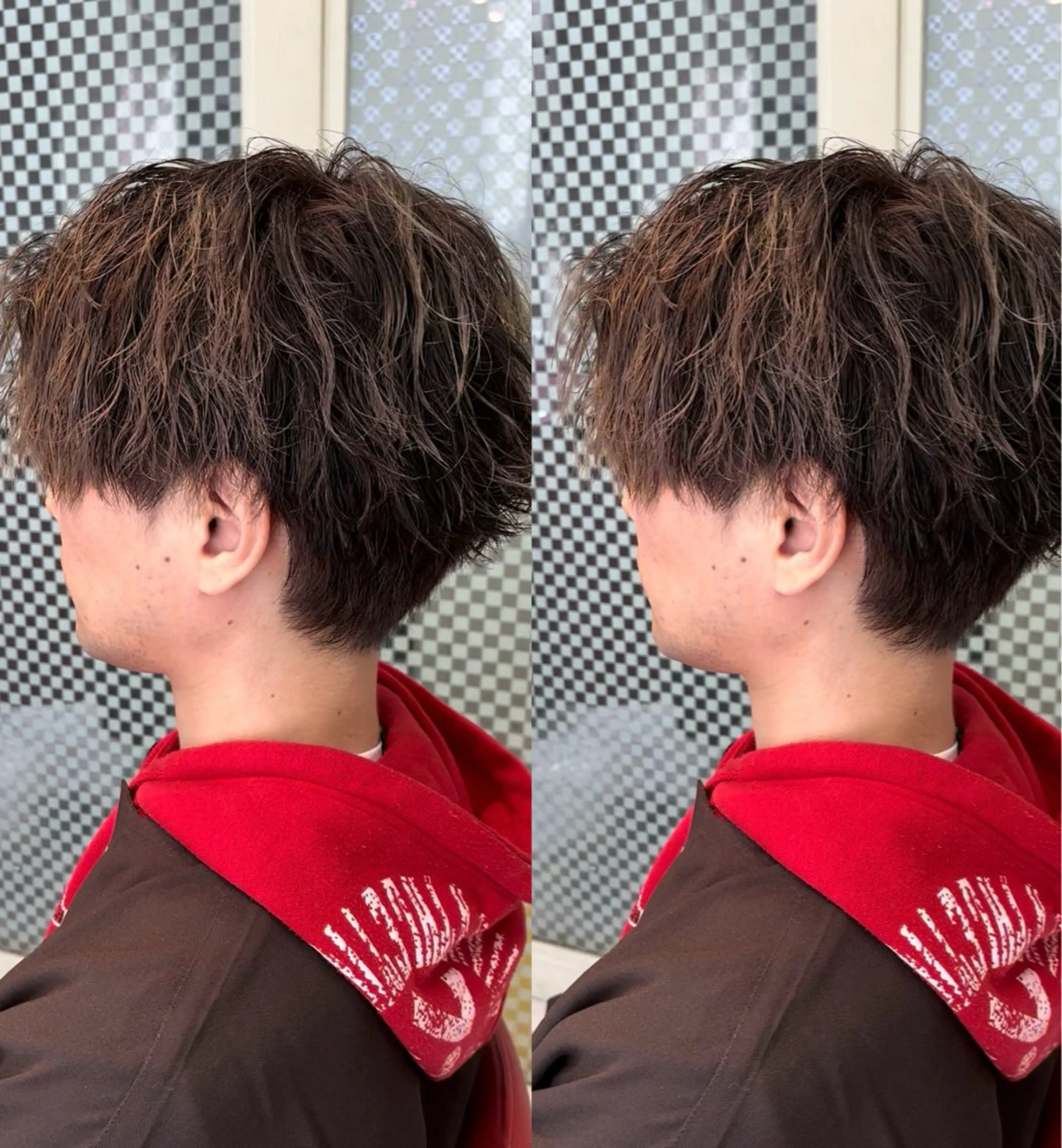 【men's】⭐︎デザインカット+オーガニックカラー+2Stepトリートメントの写真