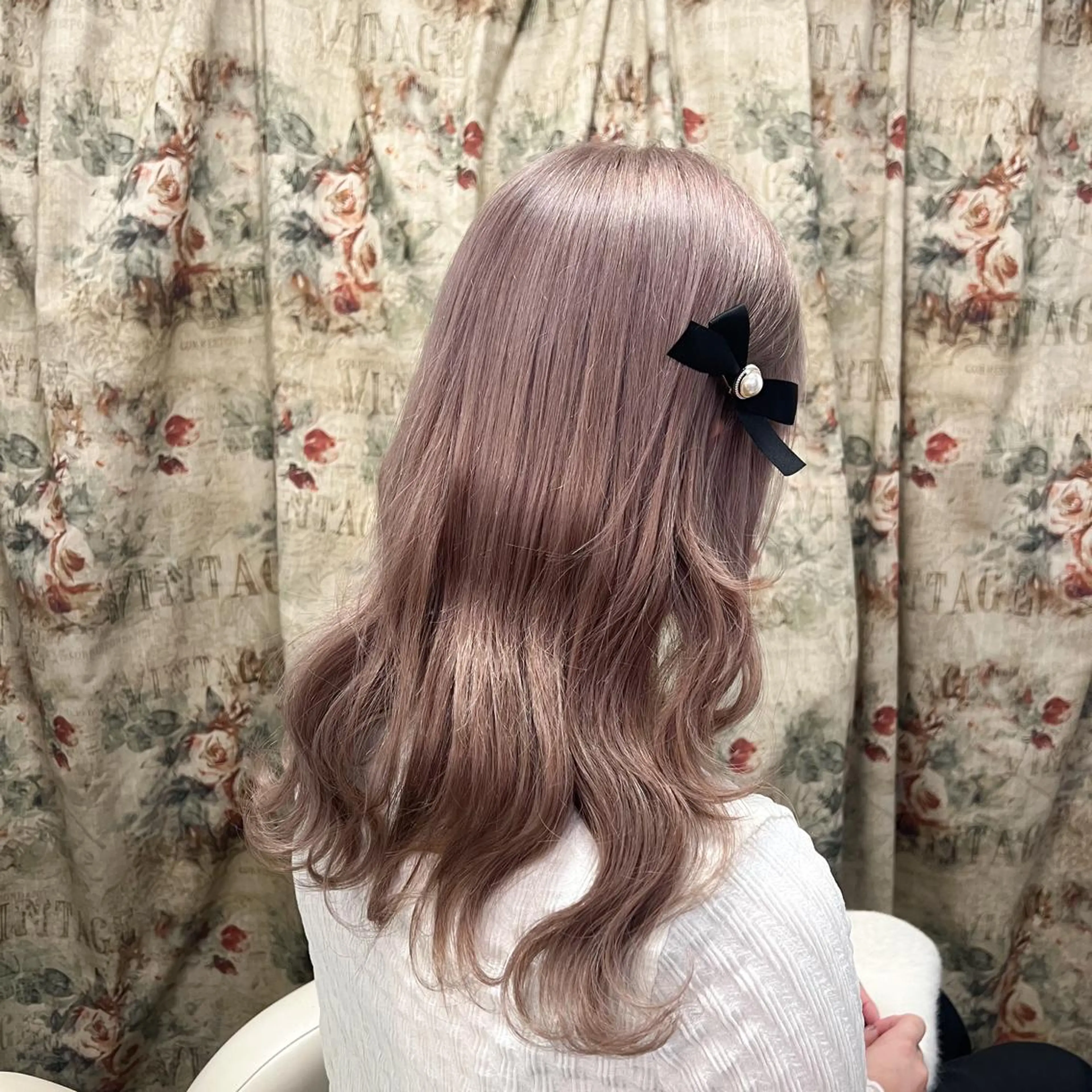 ロング カラー SHIN/レイヤー カット×クロスパーマのヘアスタイル