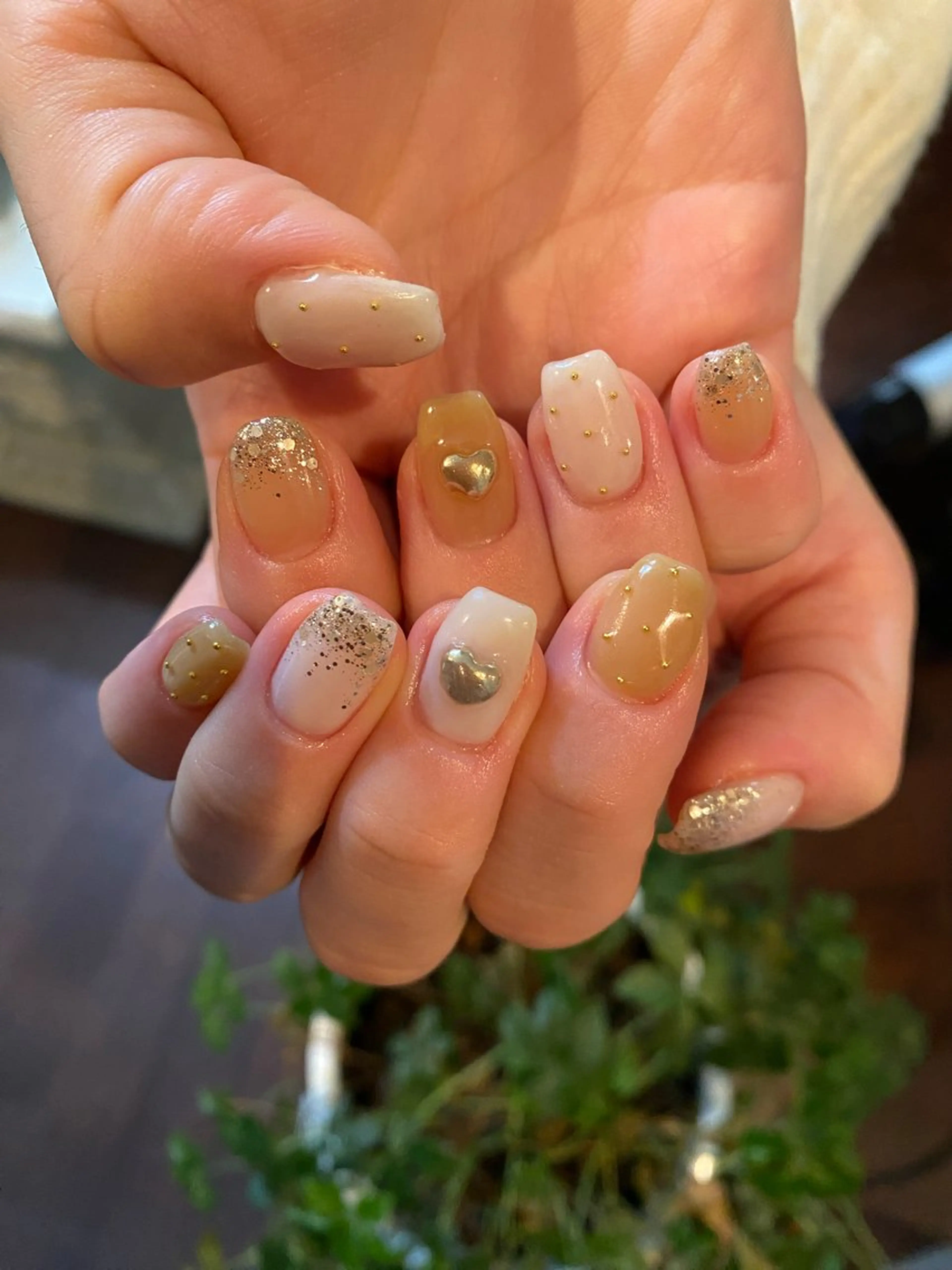 ネイル crystal ⭐︎ colorのネイルデザイン