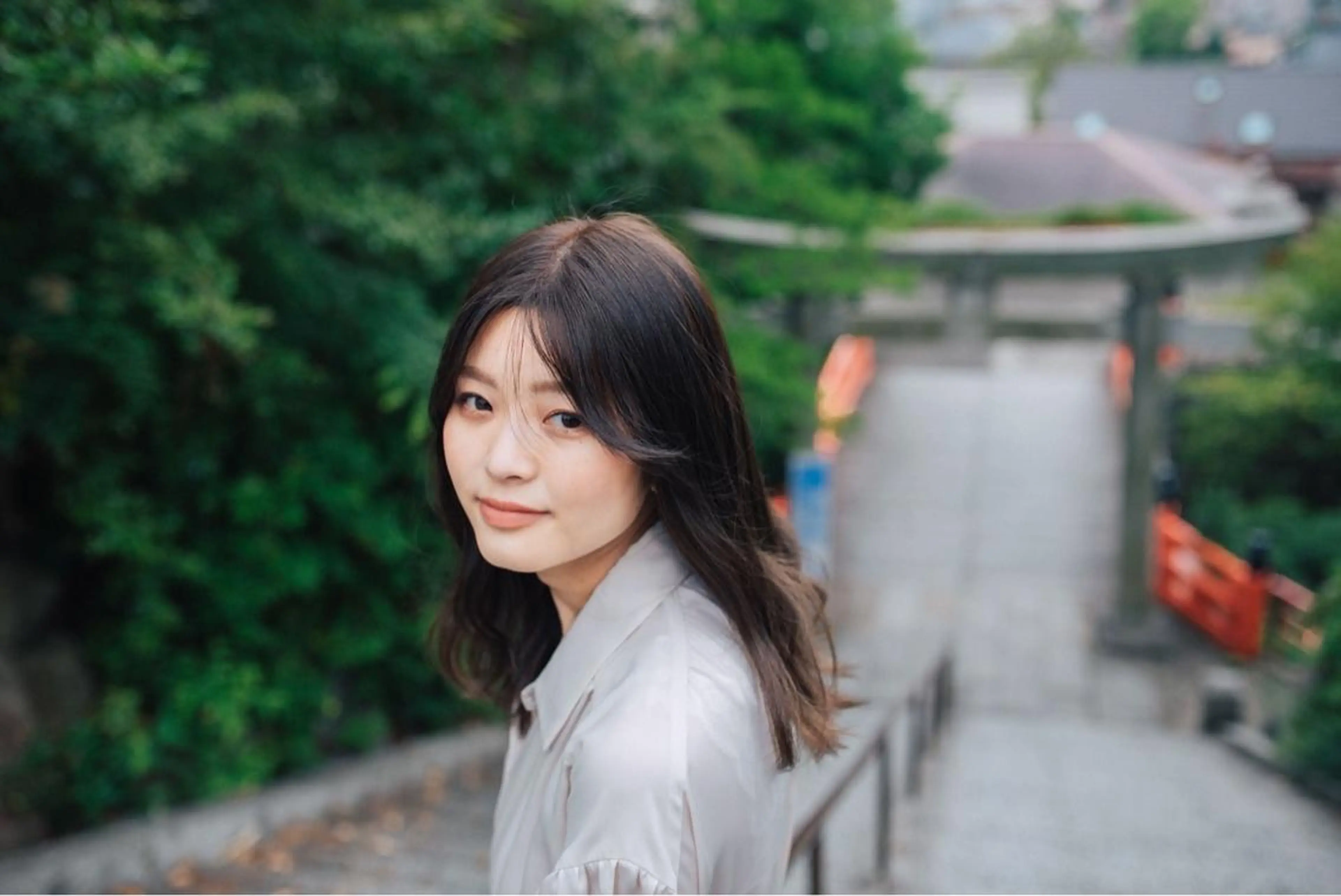 ロング カラー 高浜 夕海のヘアスタイル