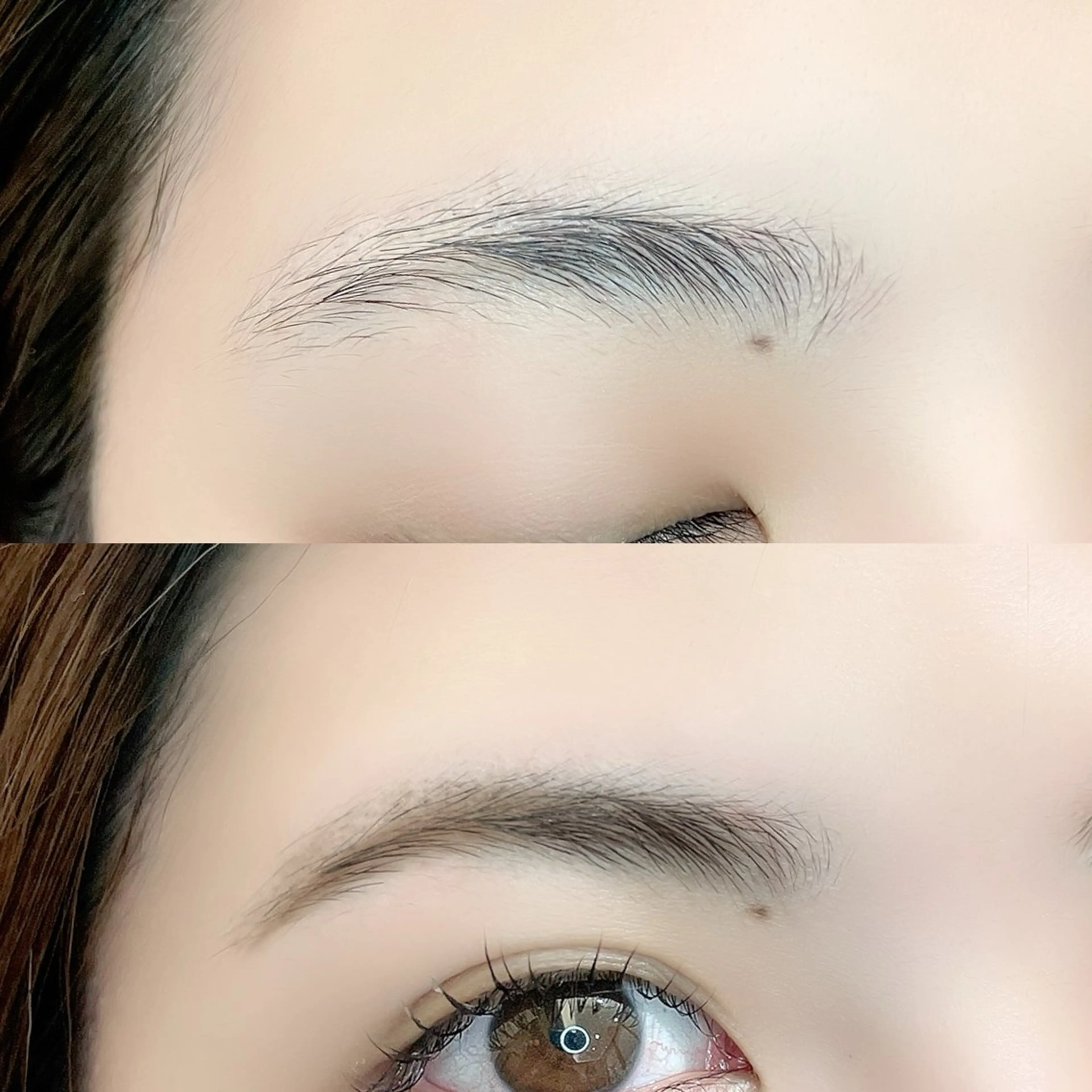 アイブロウ ワックス脱毛 眉カット ☘️Occhi ☘️のマツエク・マツパデザイン